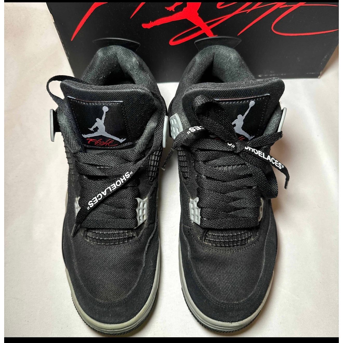 Jordan Brand × Nike Size 8 - Air Jordan 4 Retro SE Black Canvas Men's Shoes Size US 8 / EU 41 - 4 Thumbnail