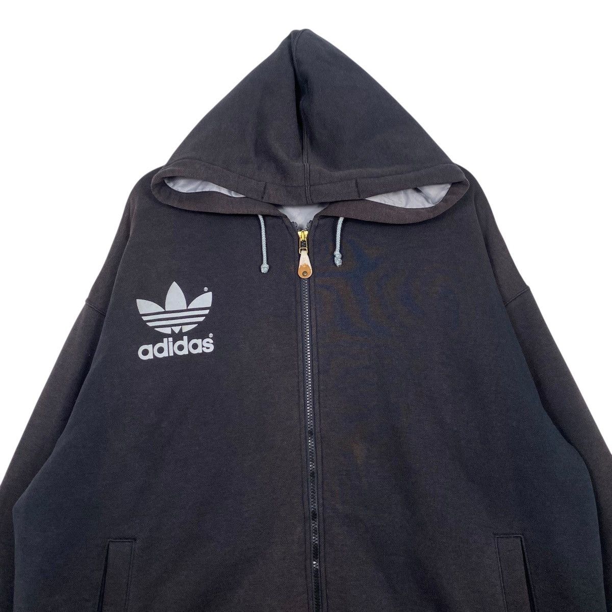 Adidas × Descente × Vintage Vintage 80s adidas big logo hoodie Size US L / EU 52-54 / 3 - 2 Thumbnail
