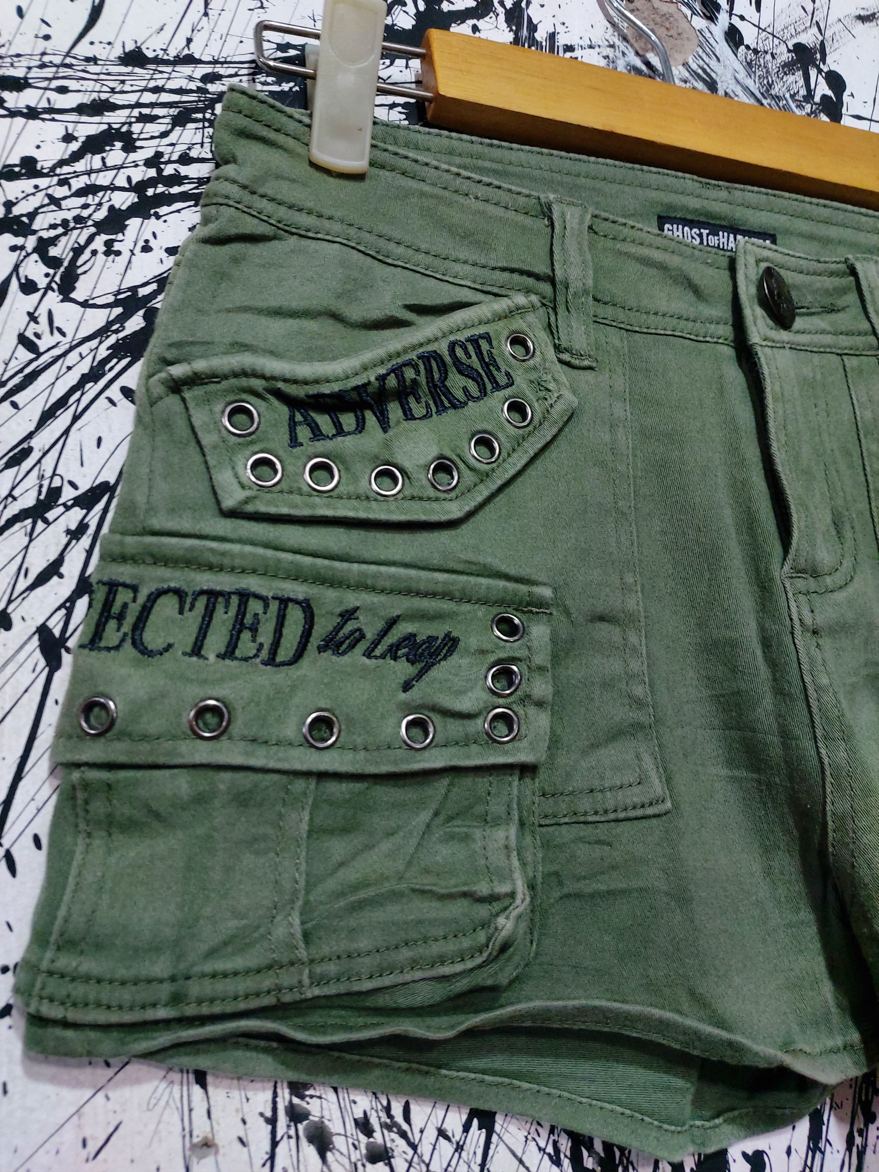 Japanese Brand GHOST OF HARLEM GHOTIC SHORT PANTS Size 28" / US 6 / IT 42 - 2 Thumbnail