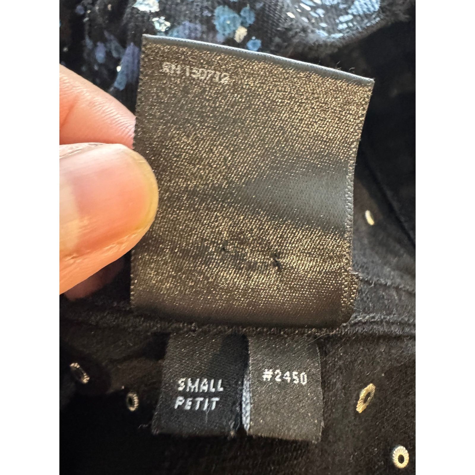 Amiri Amiri Paint Splatter Crystal Black Jean Jacket Size US S / EU 44-46 / 1 - 6 Thumbnail