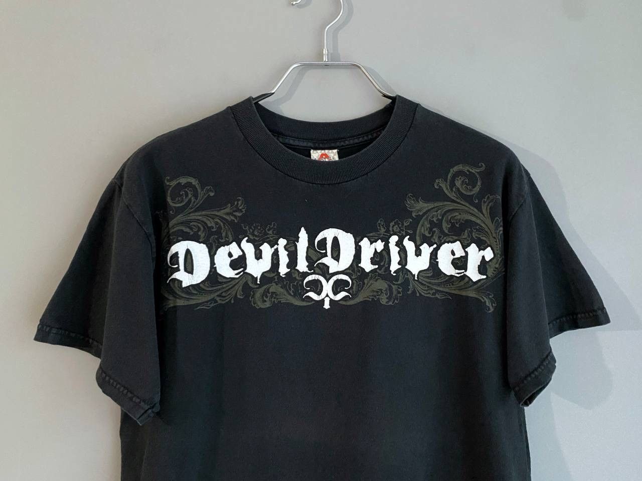 Band Tees × Vintage DevilDriver Rock Band Y2K Vintage Merch T-Shirt, Size S Size US S / EU 44-46 / 1 - 6 Thumbnail
