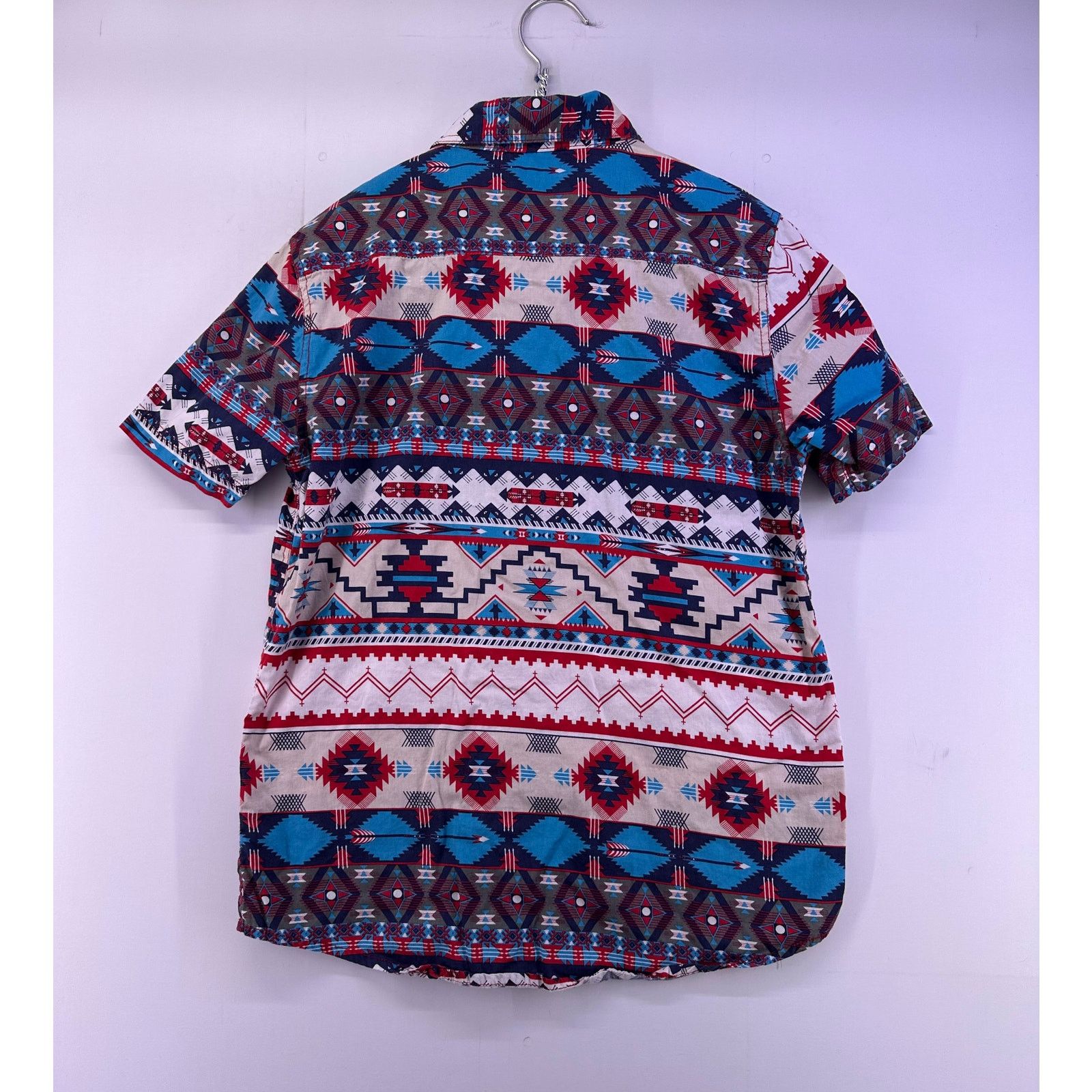 Decibel Decibel Tribal Pattern Dress Short Sleeve Shirt Size Large Size US L / EU 52-54 / 3 - 10 Thumbnail