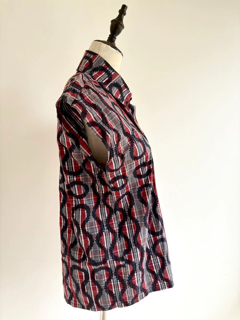 Vivienne Westwood Vivienne Westwood Gray and red checkered pirate short-slee Size XS / US 0-2 / IT 36-38 - 3 Thumbnail