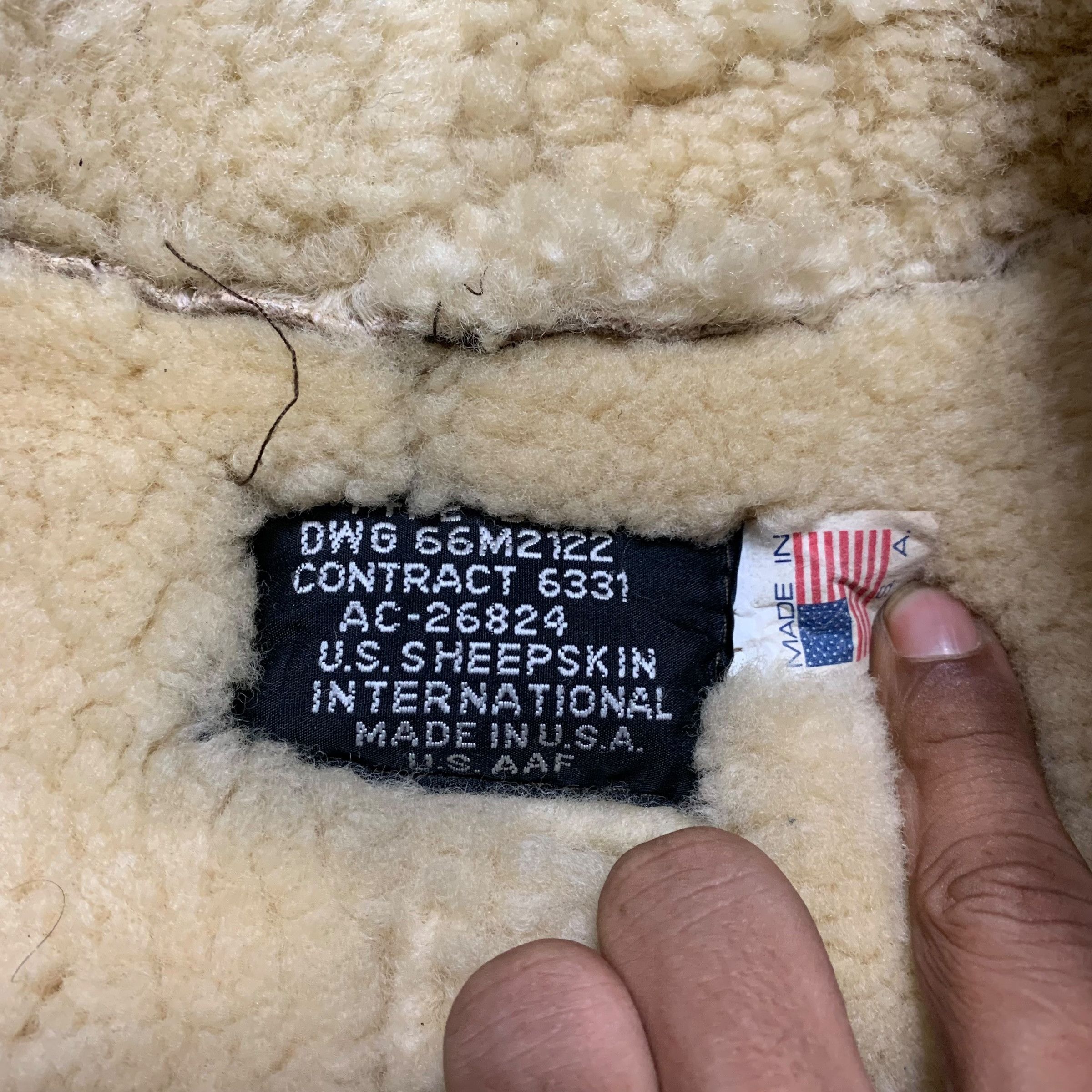 Other Vintage US Sheepskin International B3 Jacket Made In USA Size US M / EU 48-50 / 2 - 8 Thumbnail