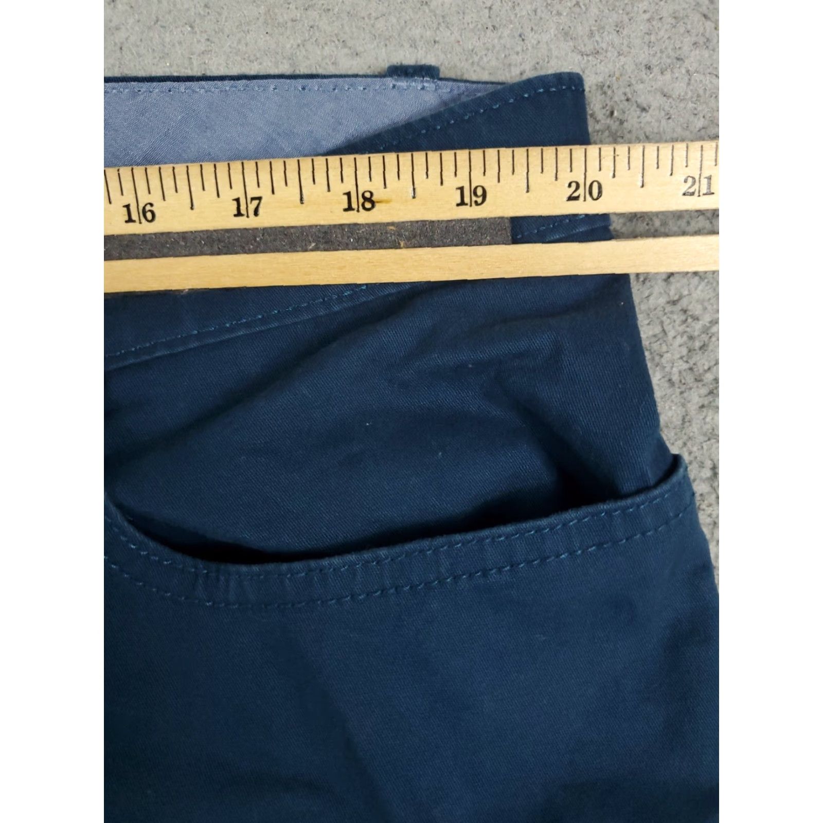 Original Penguin VINTAGE Original Penguin Men's Pants 38x26 Chino Flat Front Casual Business Formal Blue Size US 38 / EU 54 - 4 Thumbnail