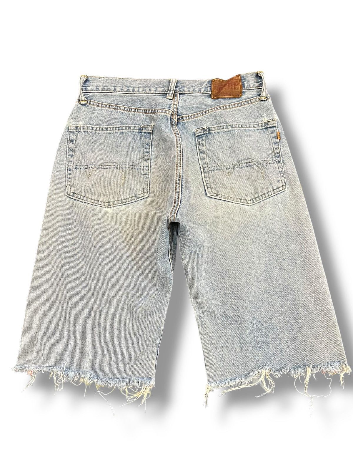 Edwin × Vintage Vintage Edwin 505x Selvedge Cut Off Shorts Denim Size US 30 / EU 46 - 5 Thumbnail