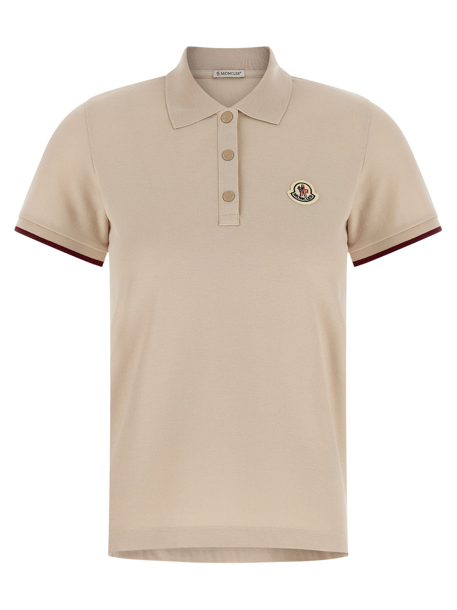 Moncler Logo Patch Polo Shirt Size XS / US 0-2 / IT 36-38 - 1 Thumbnail
