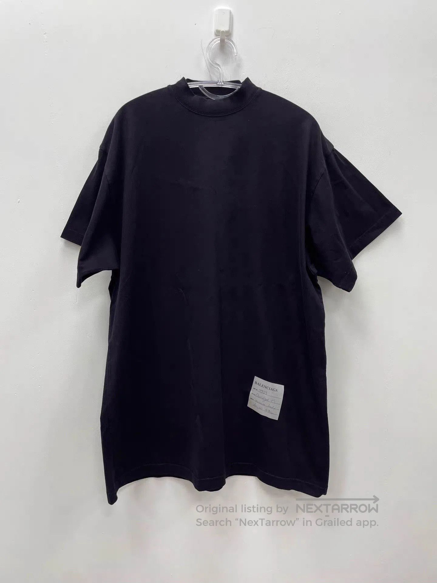 Balenciaga Black Short Sleeve Crew Neck T. Size US L / EU 52-54 / 3 - 1 Thumbnail