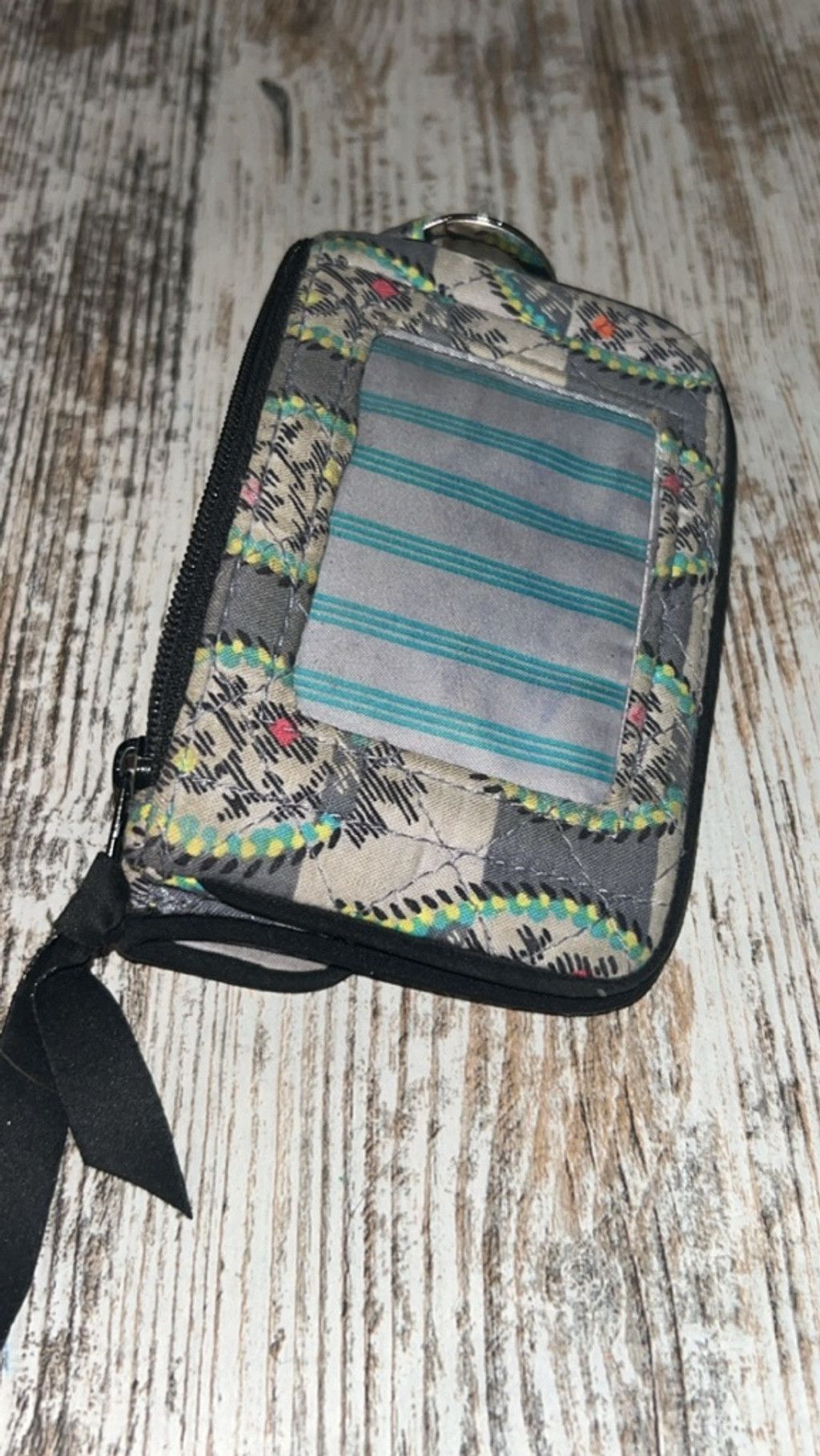 Vera Bradley Women's Vera Bradley Key & Card Holder One Size Beige Gray Size ONE SIZE - 5 Thumbnail