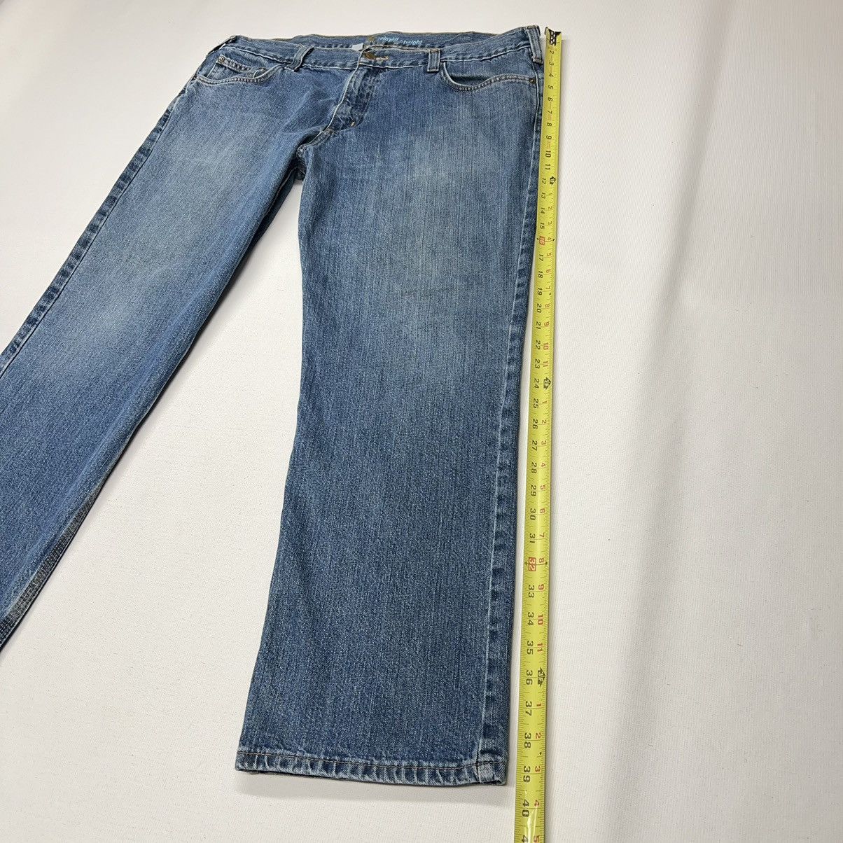 Carhartt Carhartt Jeans Relaxed Fit Denim Workwear Baggy Faded Y2K Size US 38 / EU 54 - 20 Thumbnail