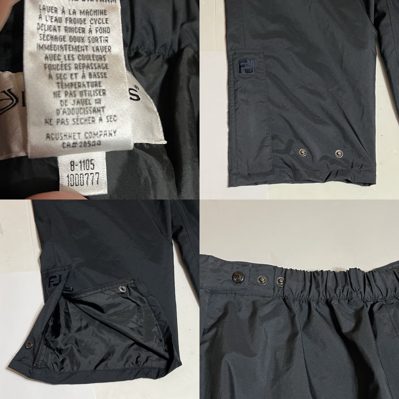 Footjoy FootJoy DryJoys Pants Womens XL Black Waterproof Rain Golf Performance Pants Womens Regular XL Black Golf Rain Pants Waterproof FootJoy Size 40" / US 18 - 8 Thumbnail