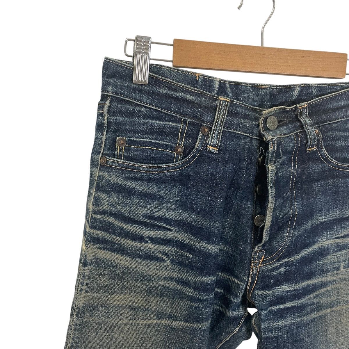 Vintage Cracker Japan Distressed Selvedge Denim