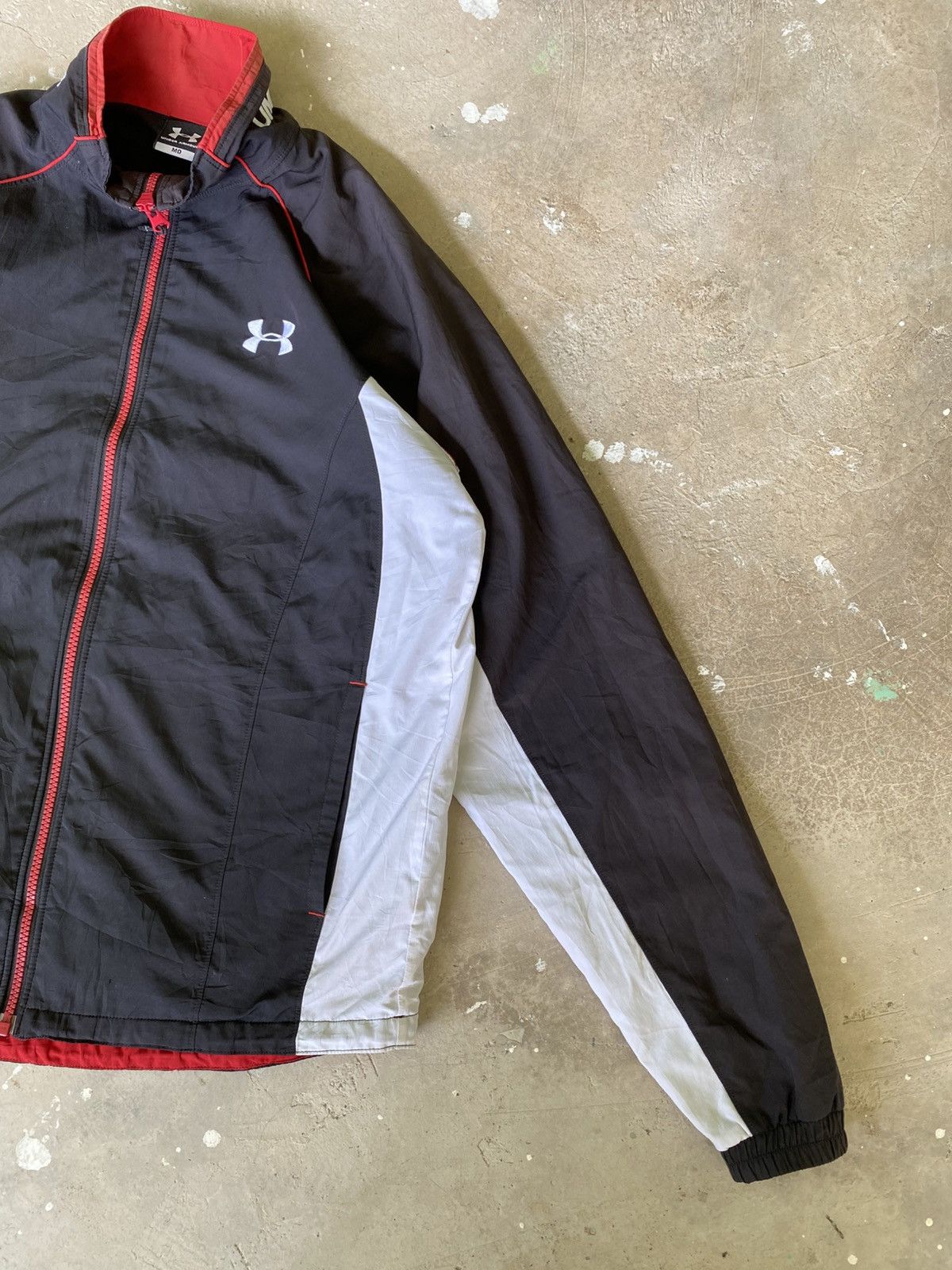 Under Armour Under Armour Zip Track Jacket Black Red Size US M / EU 48-50 / 2 - 2 Thumbnail