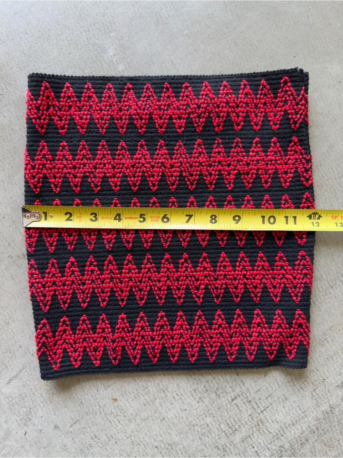 REVOLVE Crochet Zigzag Top or Skirt / Red Black Size S / US 4 / IT 40 - 6 Thumbnail