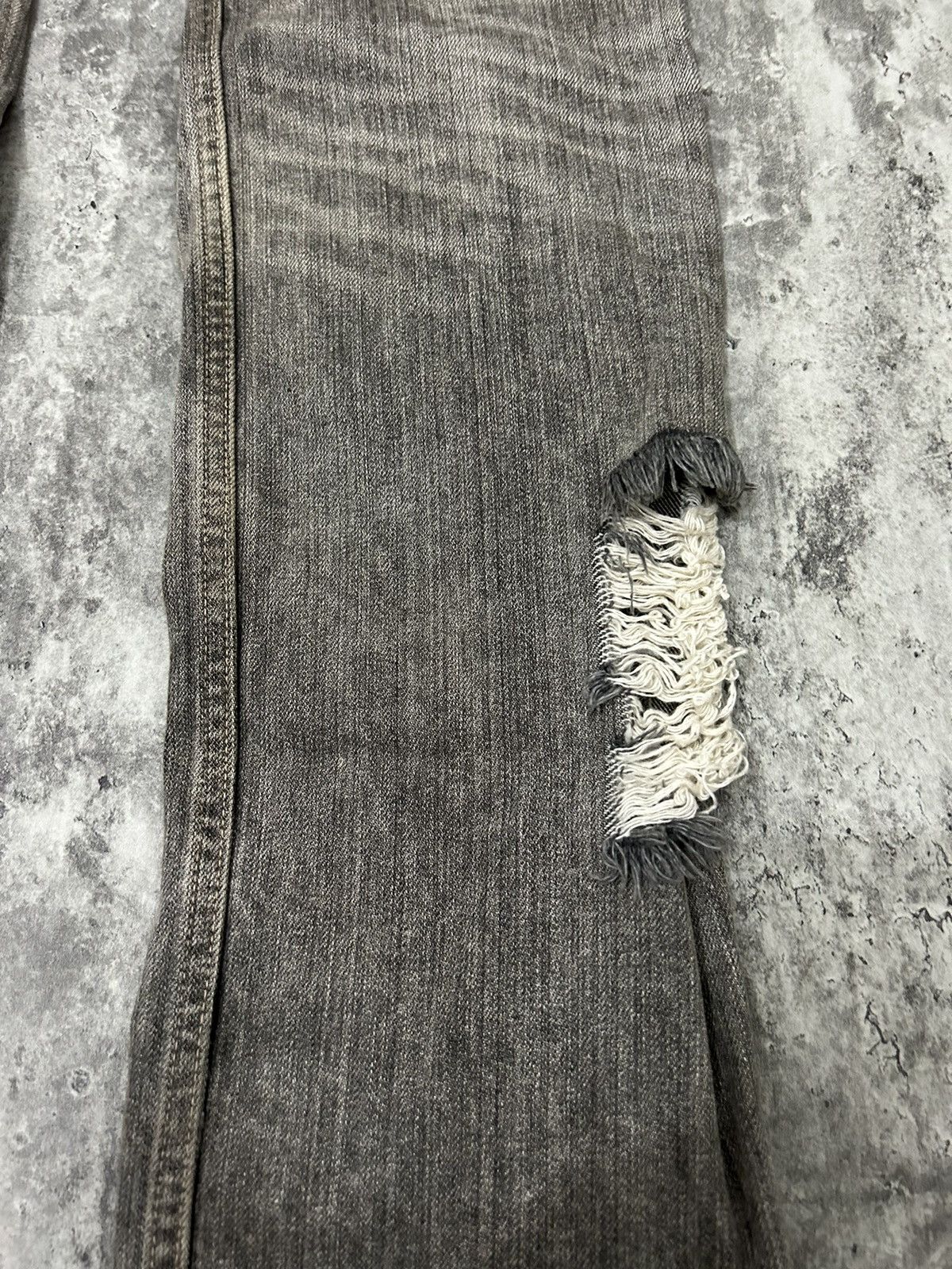 Japanese Brand Ego Tripping Japan Distressed Denim Pants Size US 30 / EU 46 - 11 Thumbnail