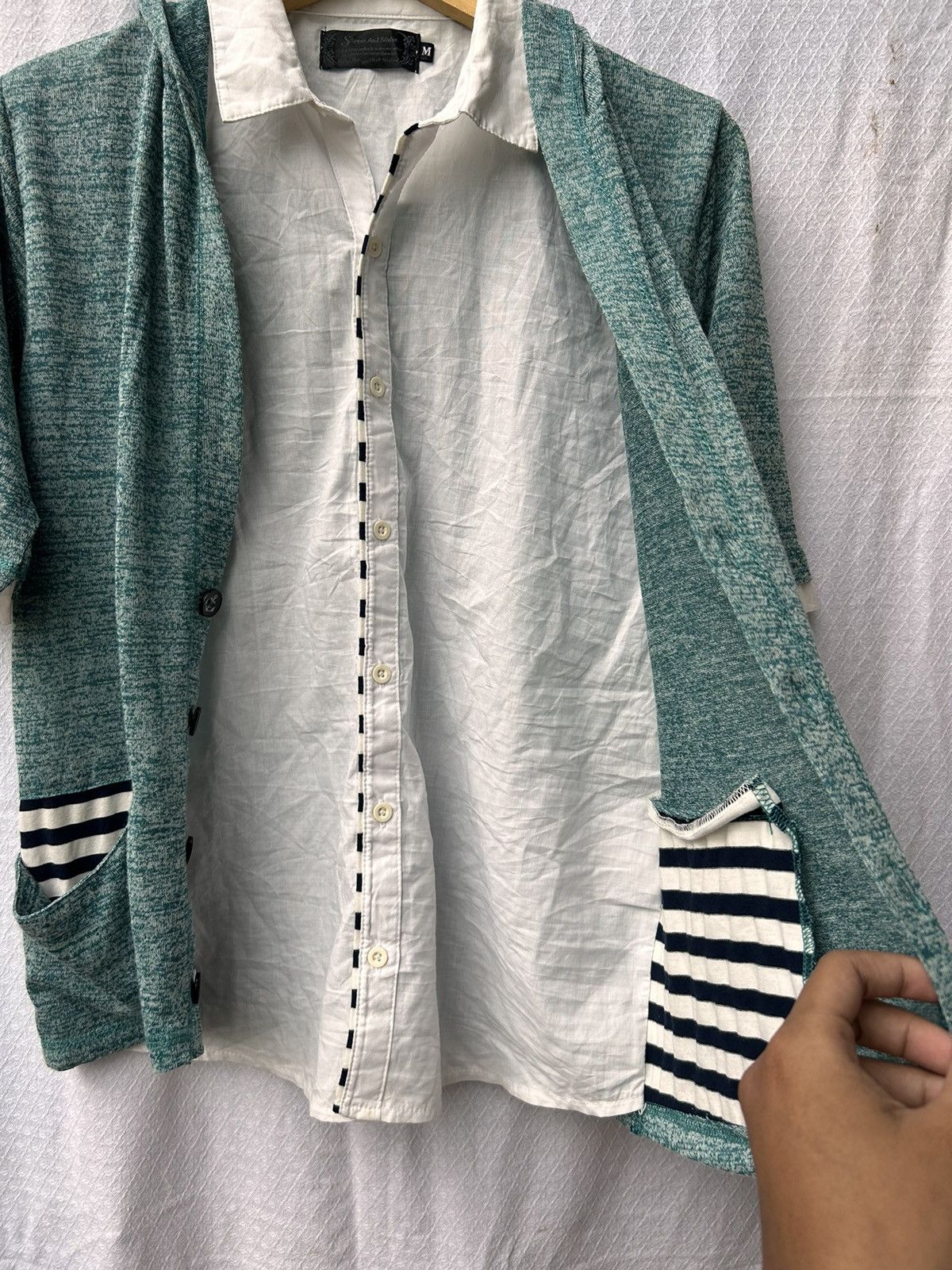 Hysteric Glamour × If Six Was Nine × Japanese Brand Double layers japanese slippin and slidin shirt Size US M / EU 48-50 / 2 - 6 Thumbnail