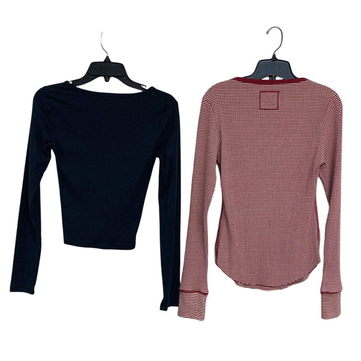 American Eagle Outfitters 2 New American Eagle Aerie Small Ribbed Henley Button Tops Size S / US 4 / IT 40 - 2 Thumbnail