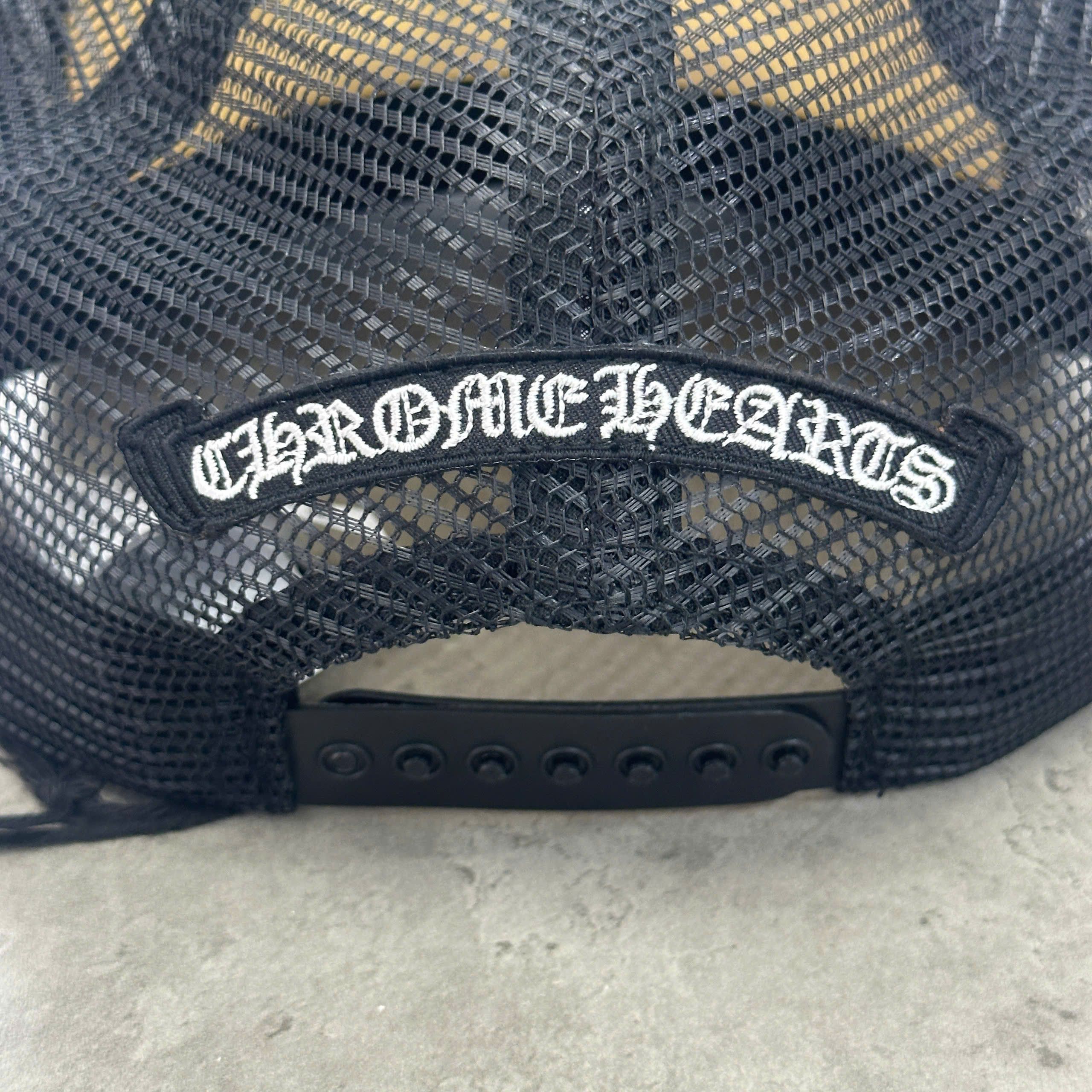 Chrome Hearts CHROME HEARTS King Taco Trucker Hat WHITE/BLACK Size ONE SIZE - 3 Thumbnail