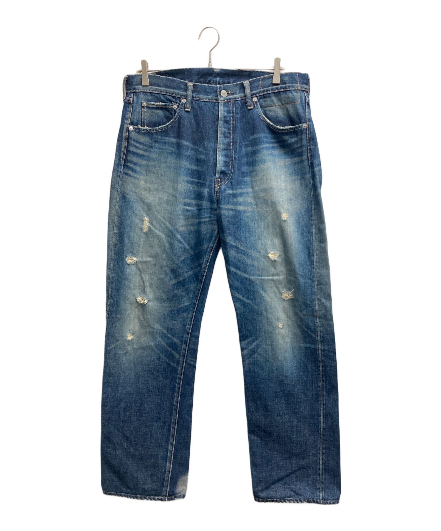 Visvim VISVIM FLUXUS Distressed Denim Pants Size W36 x L32 | Grailed 