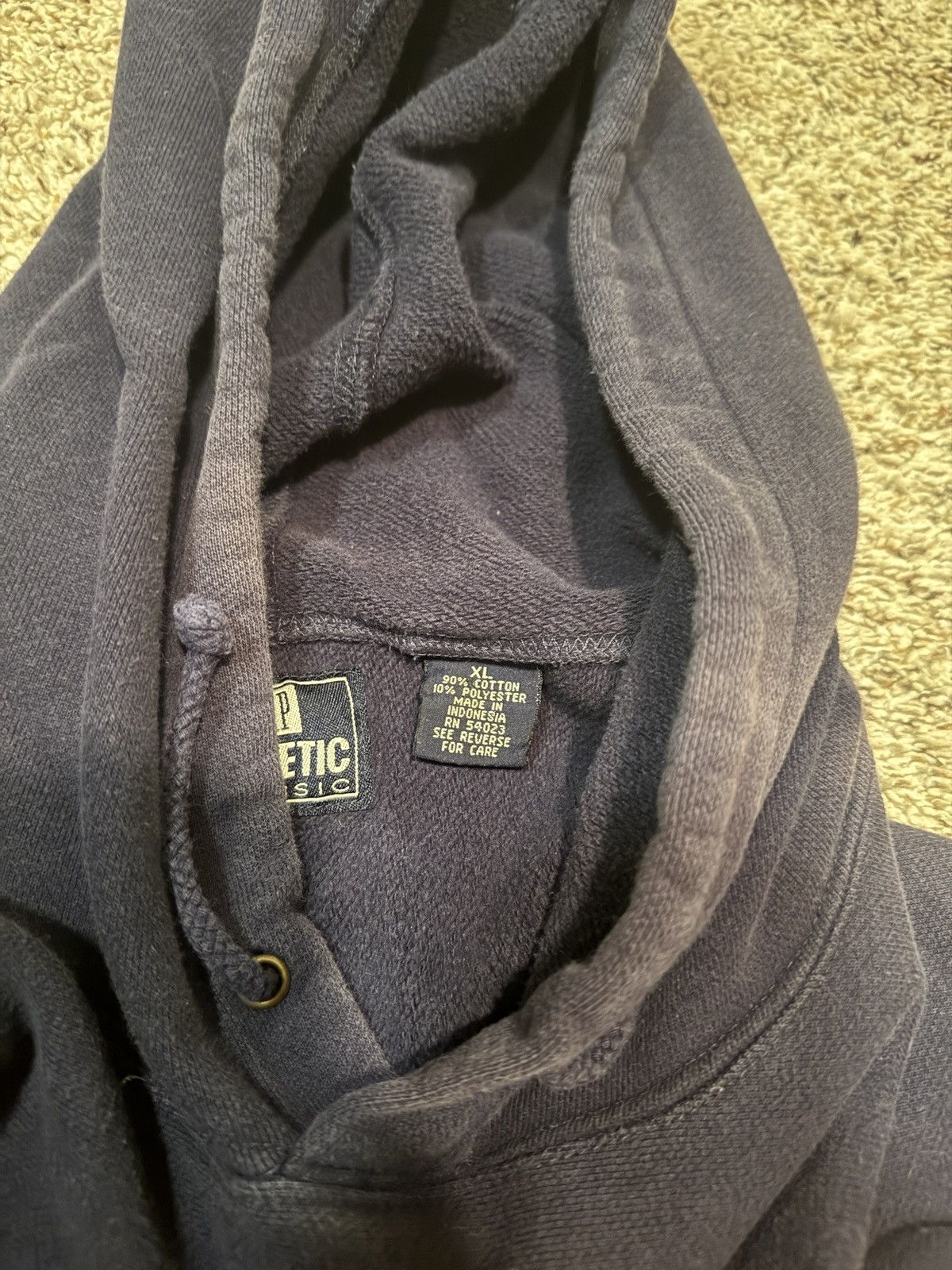 Gap Vintage gap blue jeans hoodie Size US XL / EU 56 / 4 - 2 Thumbnail