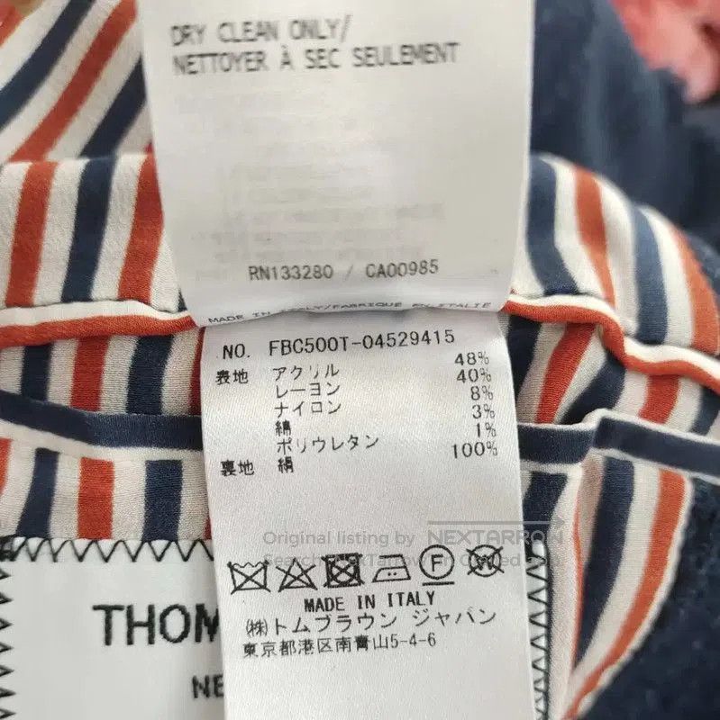 Thom Browne Thom Browne Navy Cotton Women's Coat . Size M / US 6-8 / IT 42-44 - 4 Thumbnail