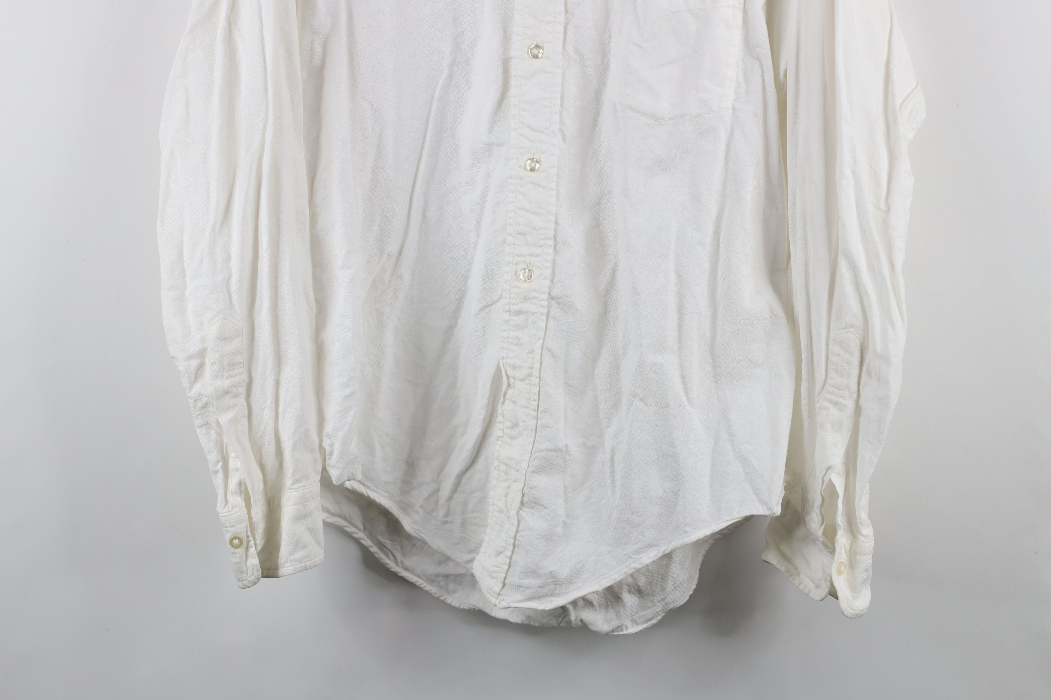 Vintage Vintage 50s 60s Streetwear Button Down Shirt White USA Size US M / EU 48-50 / 2 - 3 Thumbnail