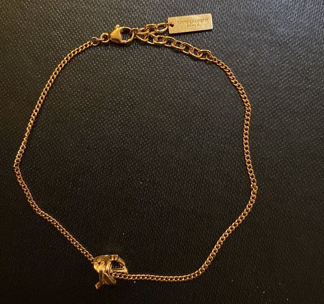 Saint Laurent Paris Saint Laurent Opyum Twist Bracelet in Metal Size ONE SIZE - 3 Thumbnail