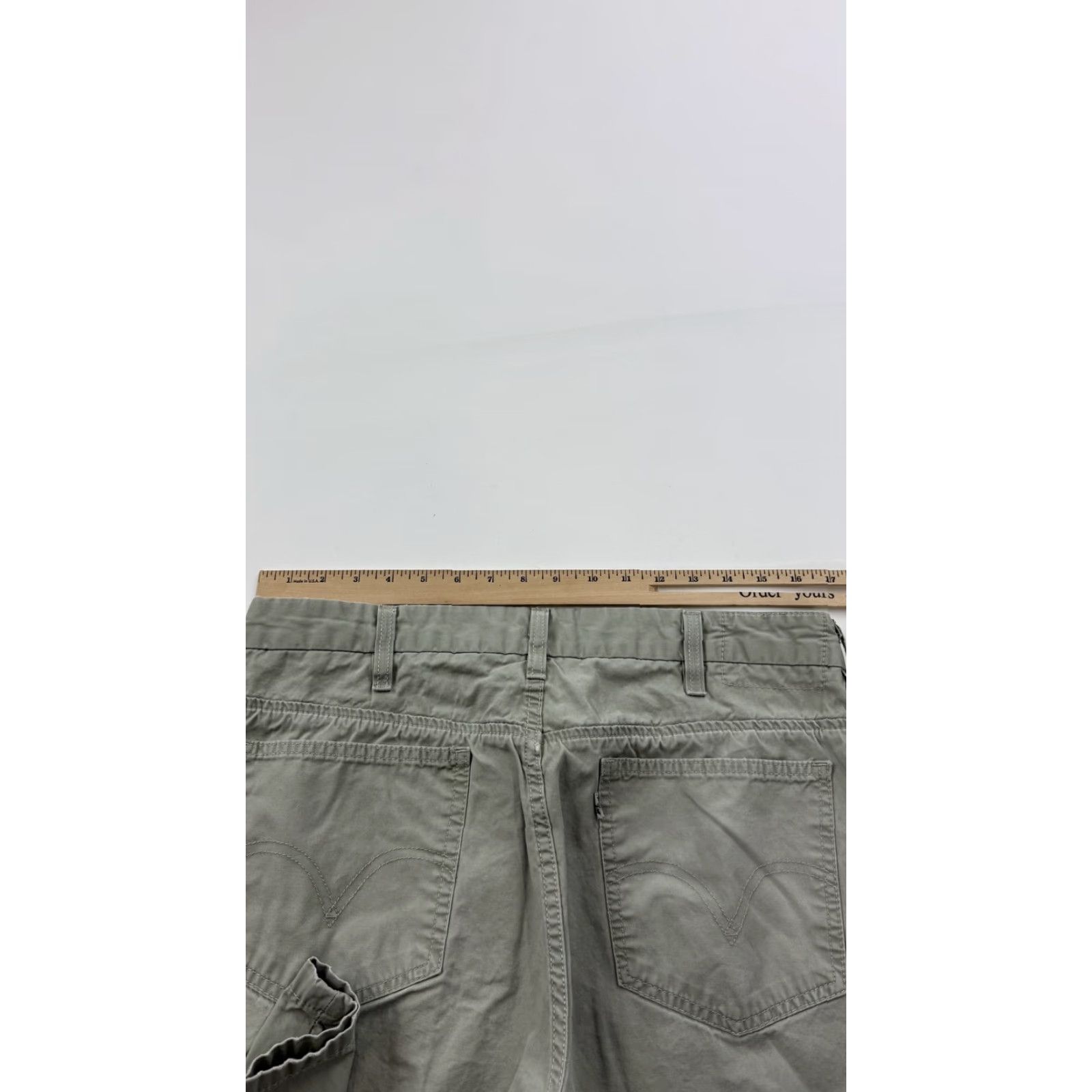 Levi's Levi's Pants Mens 34 Waist 29 Inseam Gray Casual Straight Leg Chino Style Workwear Size US 32 / EU 48 - 7 Thumbnail