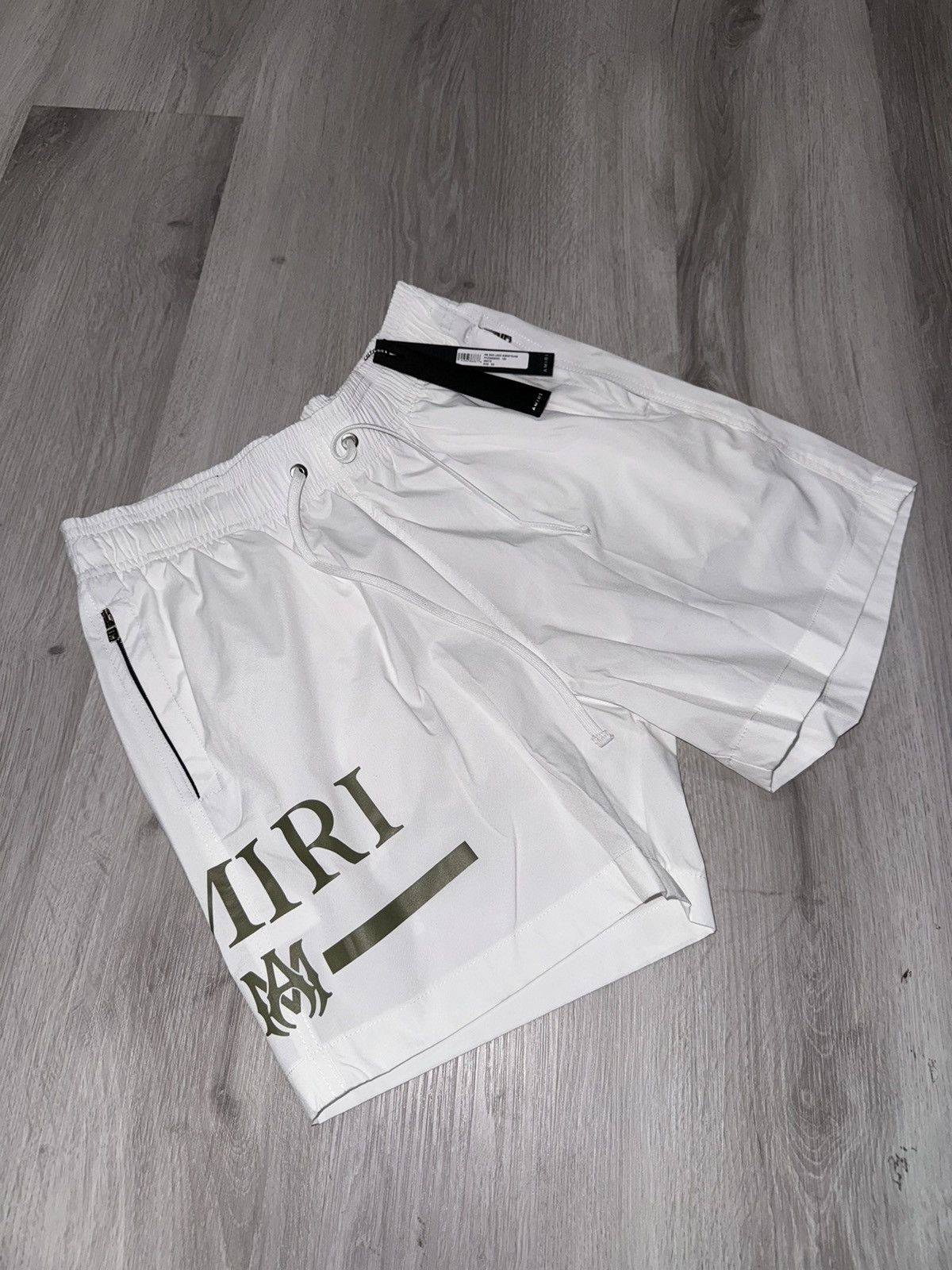 Amiri Amiri Bar Logo Swimshort Size US 28 / EU 44 - 1 Thumbnail