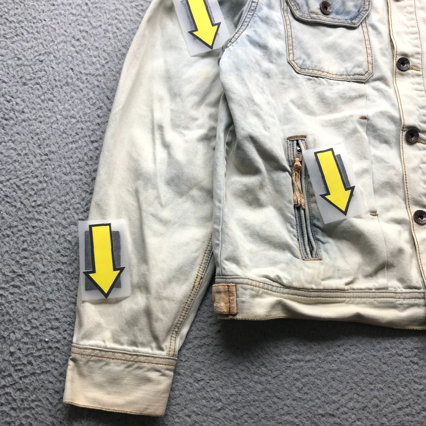 J Brand Akoo Trucker Jacket Denim Blue Button XL Mens Jeans Jacket Size US 36 / EU 52 - 4 Thumbnail