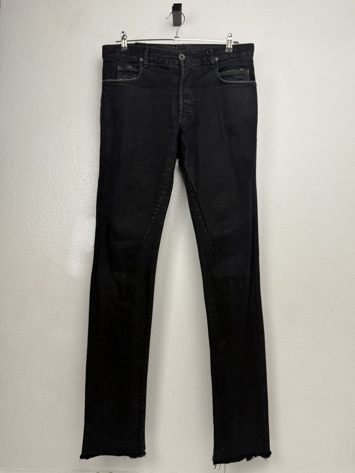 Rick Owens Wax Denim | Grailed