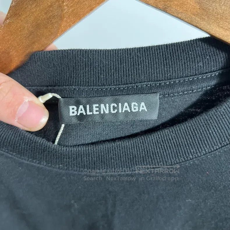 Balenciaga Balenciaga Embroidered Wave Short Sleeve Size US XS / EU 42 / 0 - 3 Thumbnail