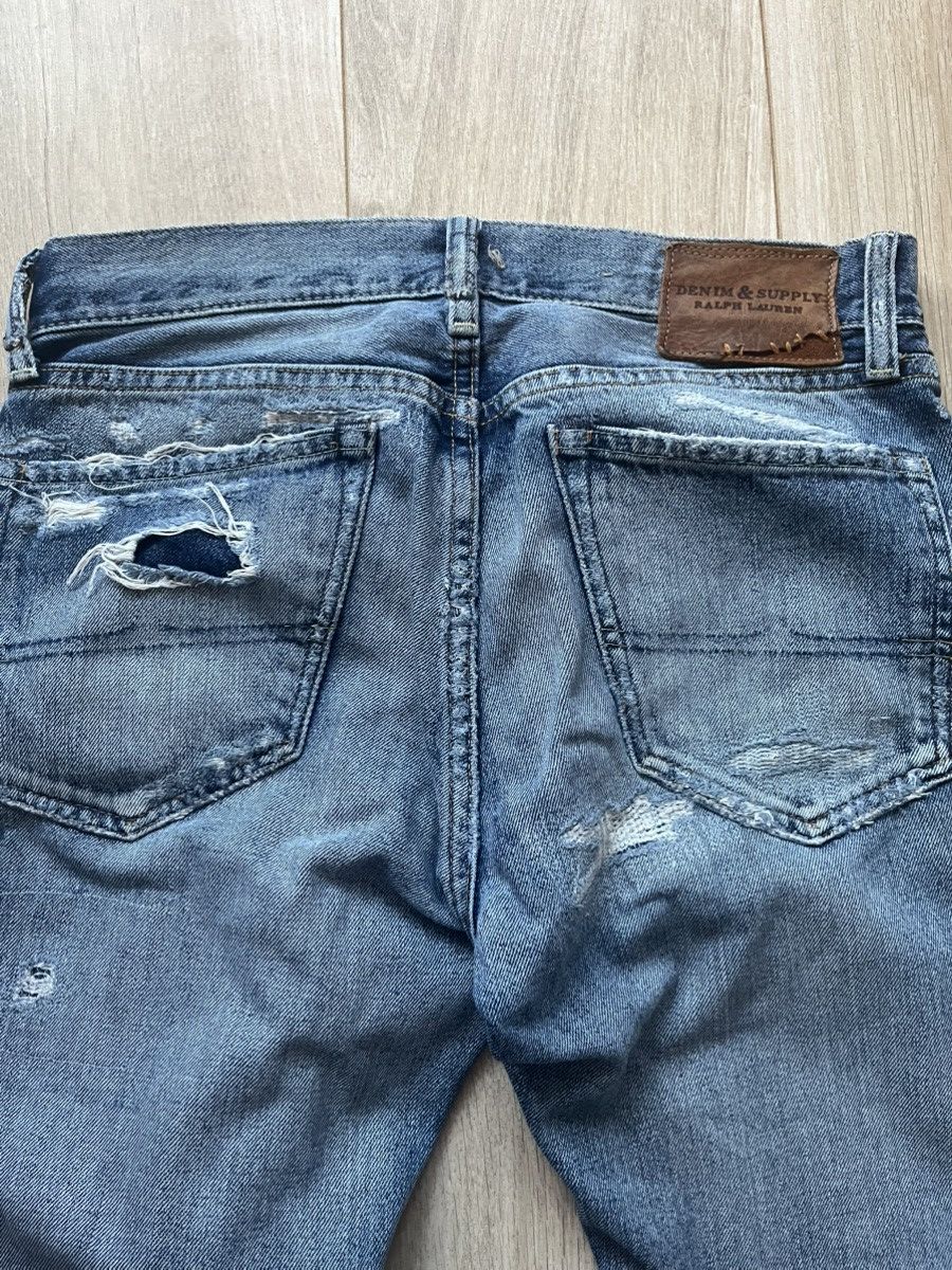 Denim & Supply Ralph Lauren × Polo Ralph Lauren × Ralph Lauren DSRL Distressed Denim Jeans America Size US 29 - 5 Thumbnail