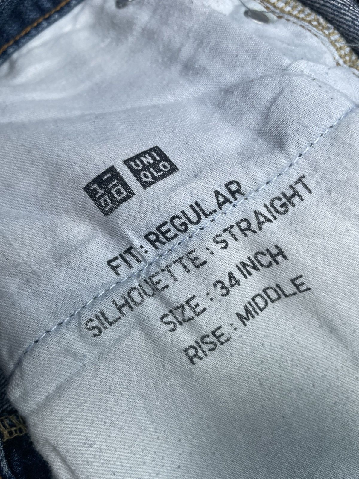Japanese Brand × Uniqlo Uniqlo Selvedge Distresed Jeans Size US 36 / EU 52 - 14 Thumbnail