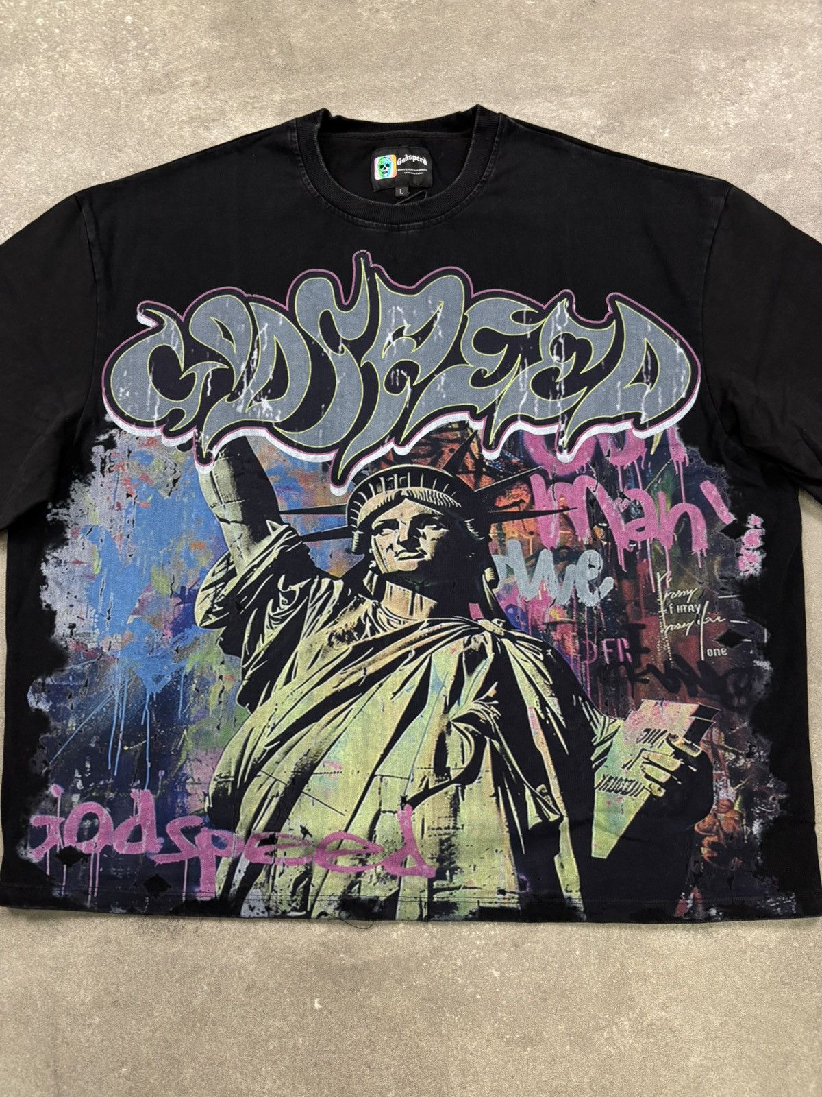 Godspeed Godspeed Vandal T-Shirt, Black Size US XL / EU 56 / 4 - 3 Thumbnail