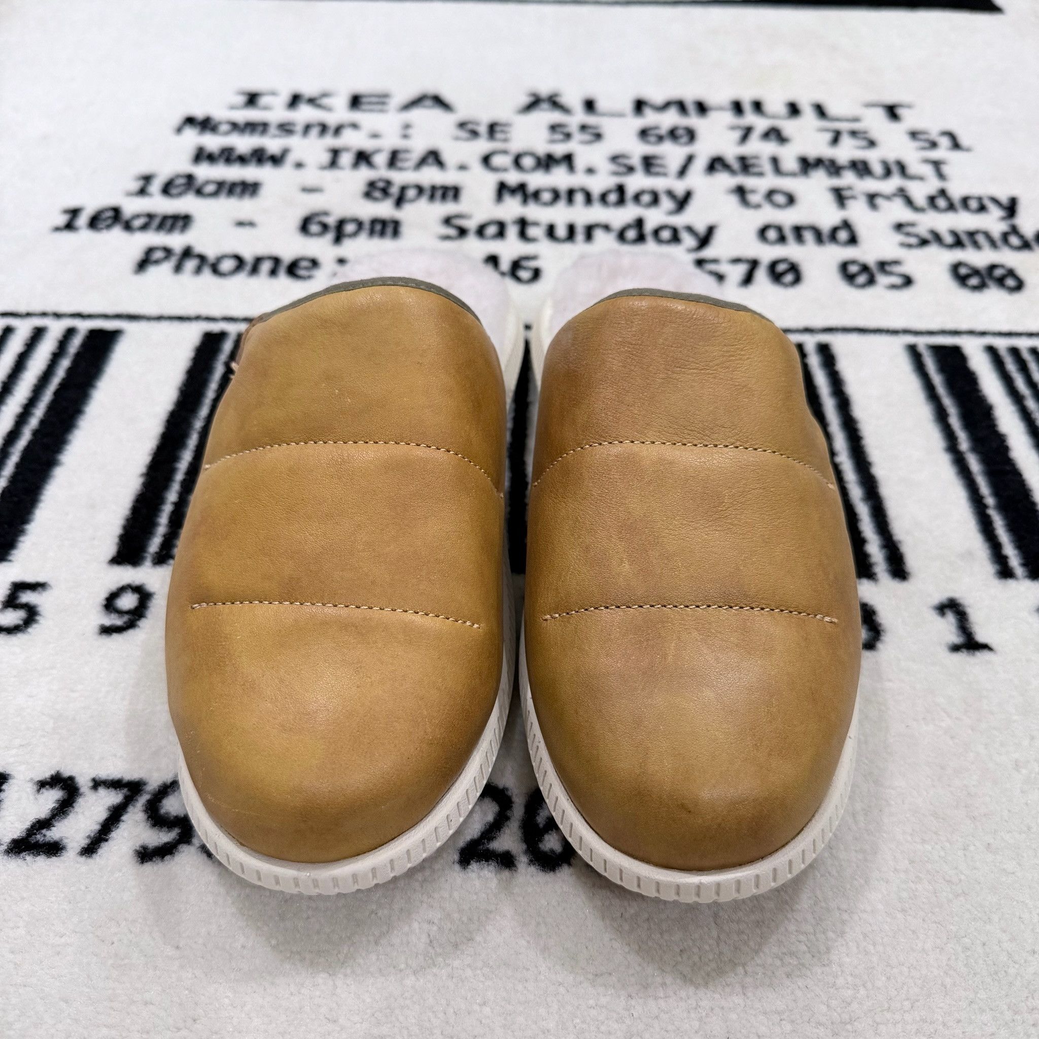 Olukai Olukai Mua’Ili Leather Slippers Shearling Lining Mule Size US 9 / EU 42 - 2 Thumbnail