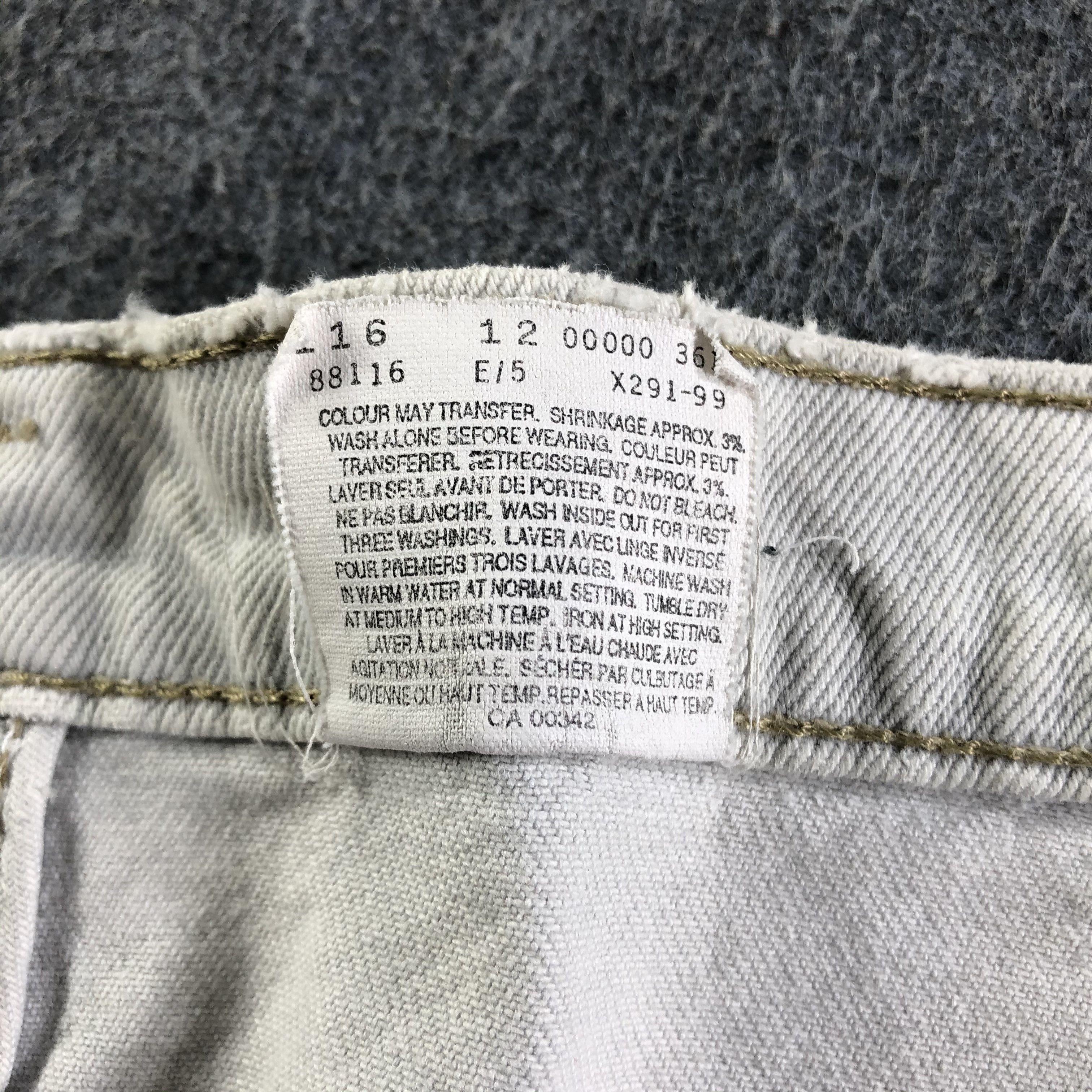 Levi's Vintage Light Wash Levis 535 Jeans-J3449 Size 38" / US 16 / IT 52 - 11 Thumbnail