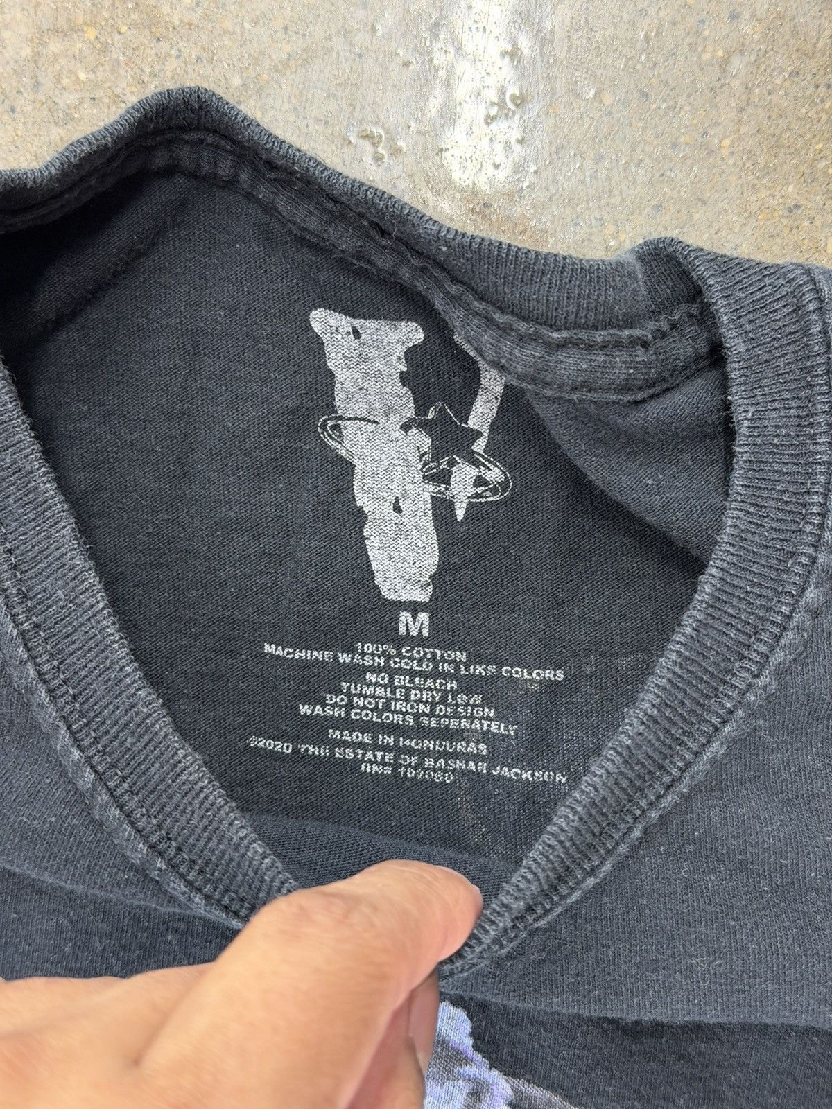 Vlone Vlone x Pop Smoke "The Woo" T-Shirt "Black" Size US M / EU 48-50 / 2 - 3 Thumbnail