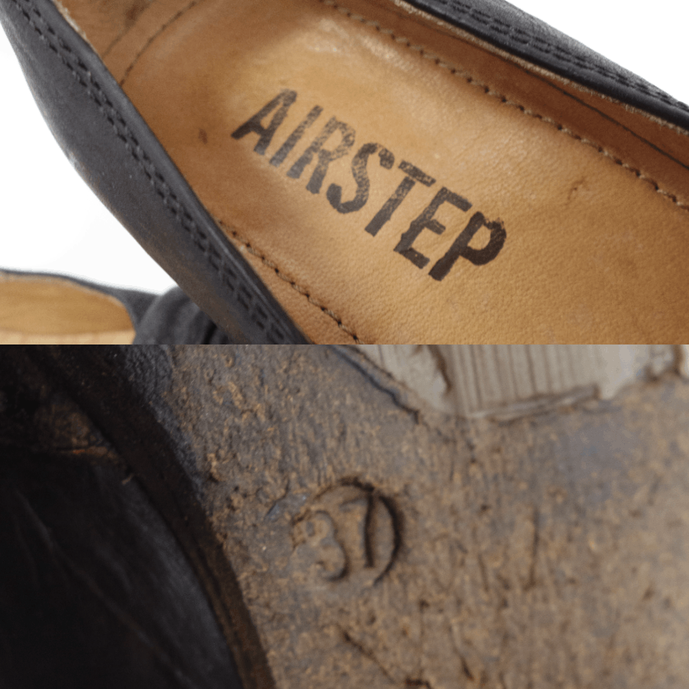 A.S.98 00S A.S.98 Leather Heeled Ballet Shoes Size US 7 / IT 37 - 7 Thumbnail