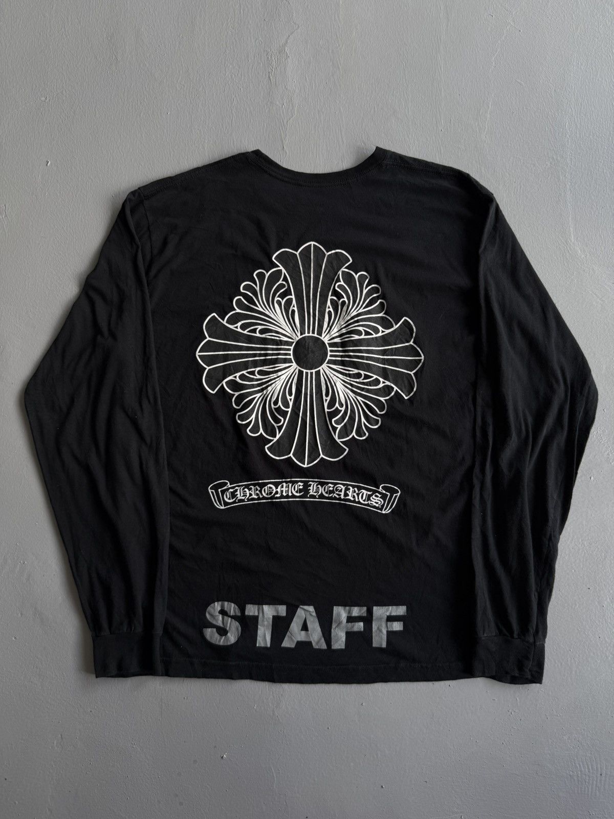 Chrome Hearts RARE - STAFF Floral Plus Longsleeves Size US XL / EU 56 / 4 - 1 Thumbnail