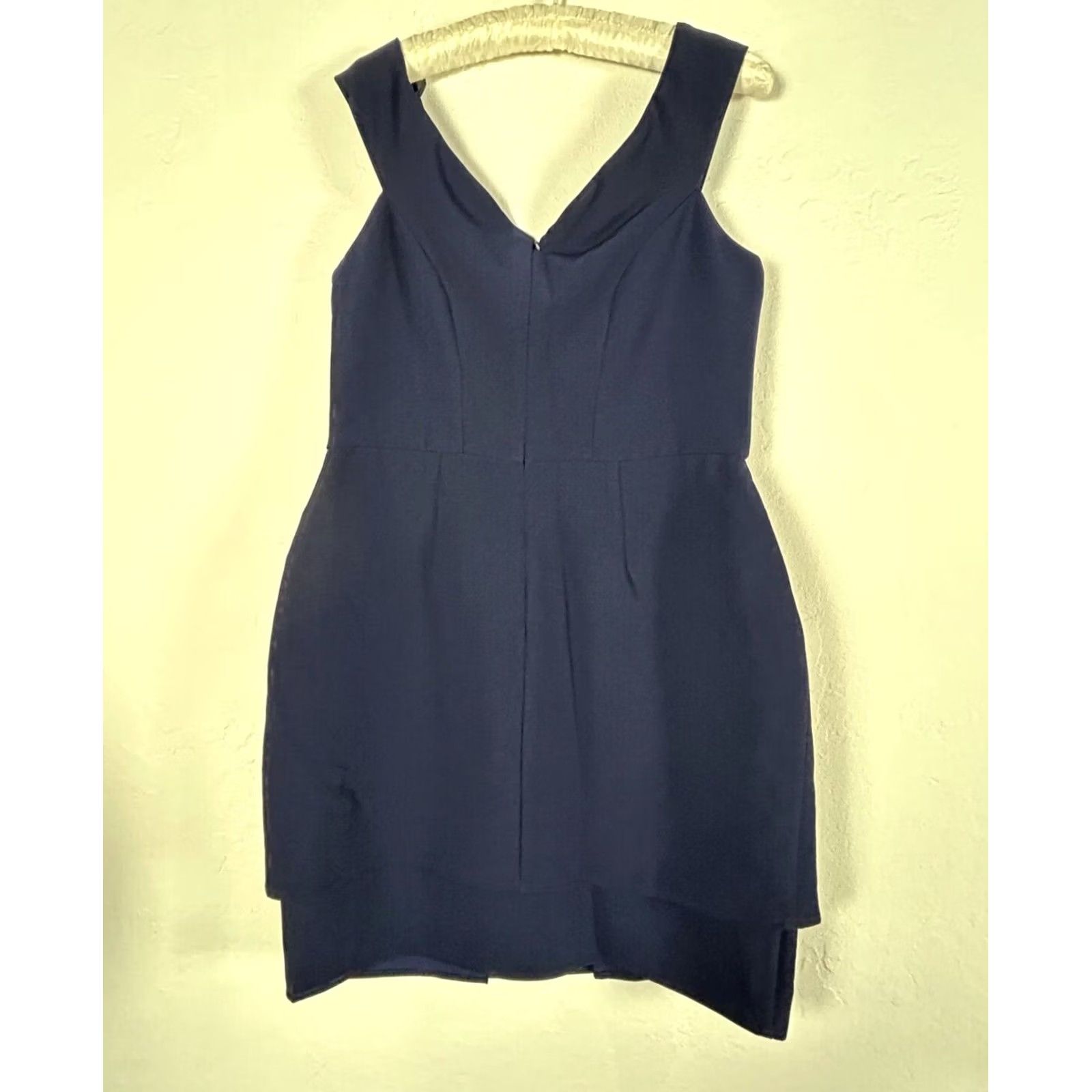 Vintage Adelyn Rae Womens Off The Shoulder Mini Dress L Navy Sleeveless New 0 Size L / US 10 / IT 46 - 2 Thumbnail