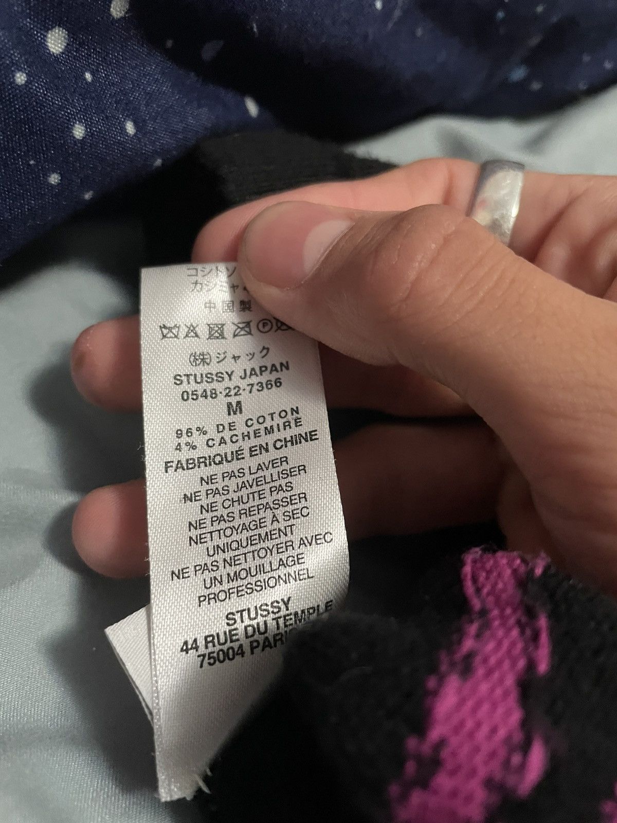 Stussy Purple and black stussy spiral knit Size US M / EU 48-50 / 2 - 5 Thumbnail