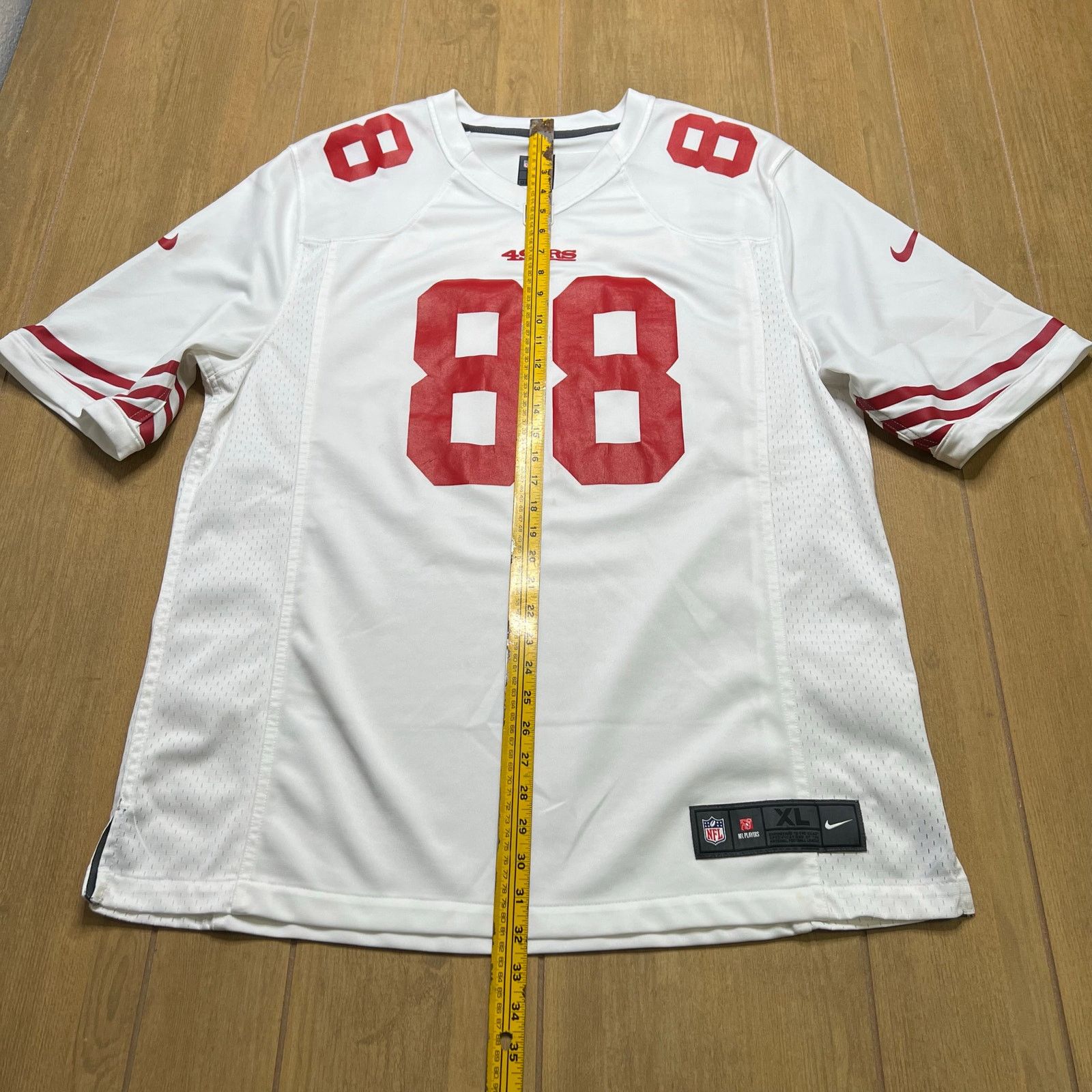 Nike Nike San Francisco 49ers #88 Lido Bay On Field NFL Jersey XL Size US XL / EU 56 / 4 - 6 Thumbnail