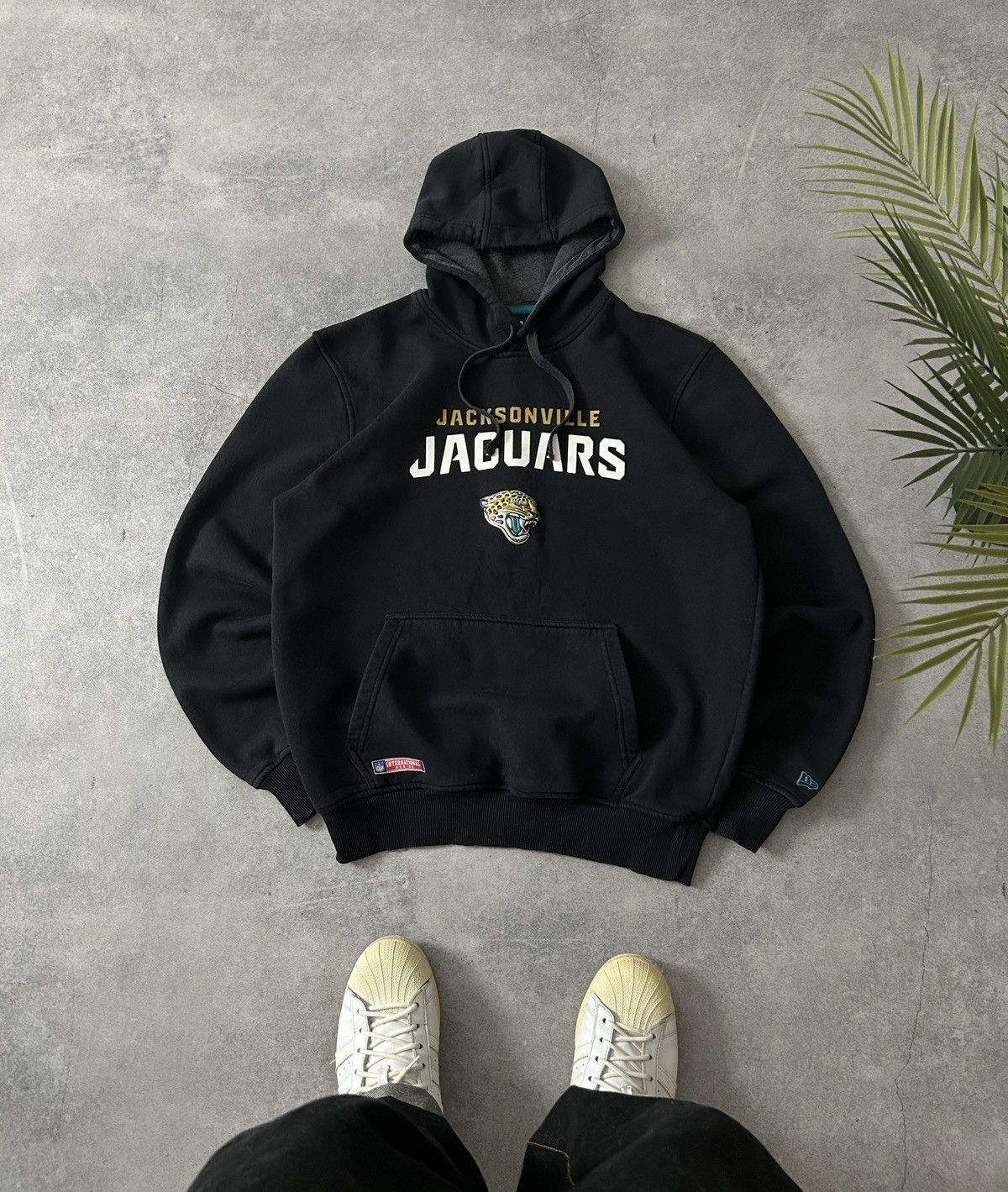 NFL Jacksonville Jaguars big logo hoodies mens black Size US L / EU 52-54 / 3 - 1 Thumbnail