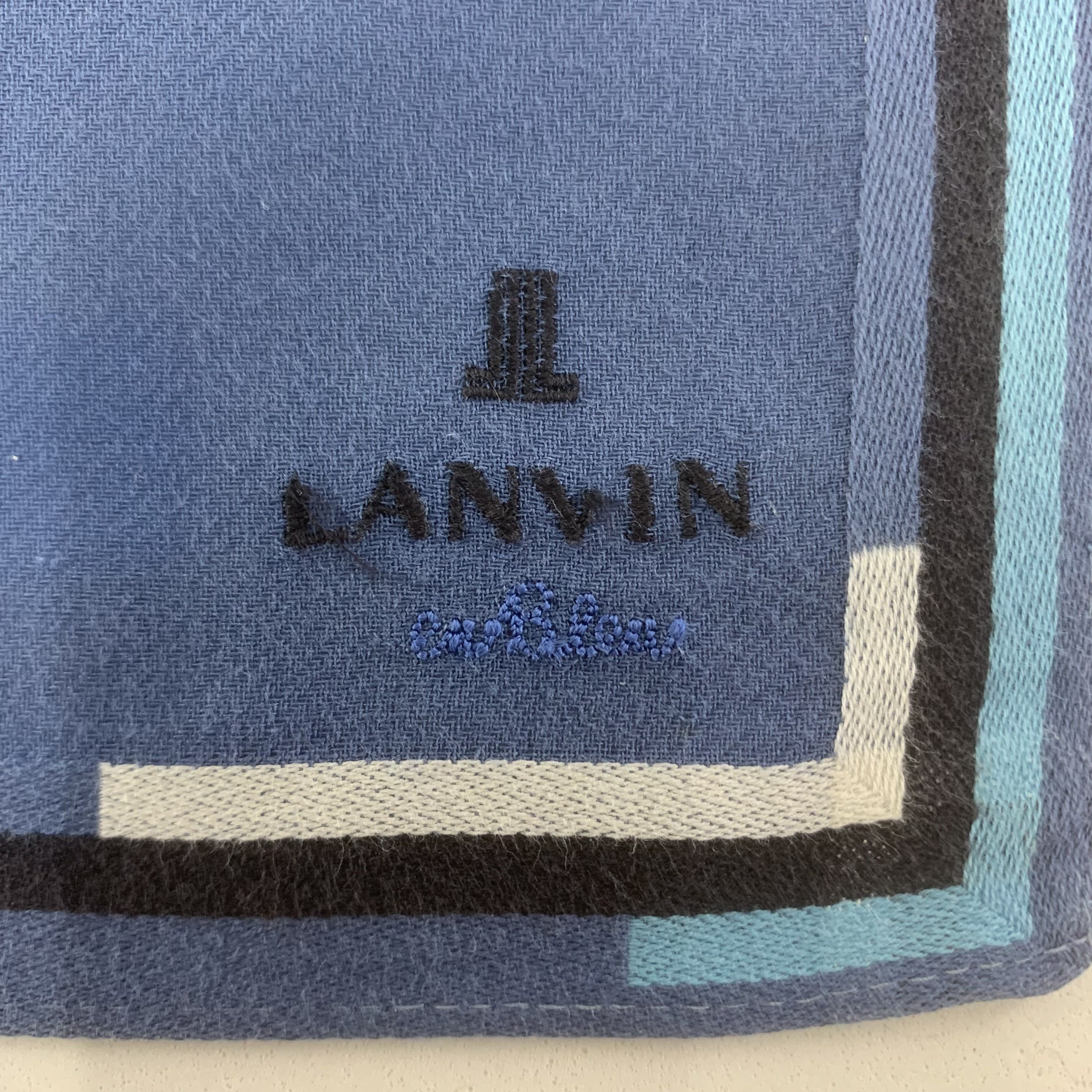 Lanvin Lanvin Handkerchief Bandana Neckerchief Square TB3472 Size ONE SIZE - 4 Thumbnail