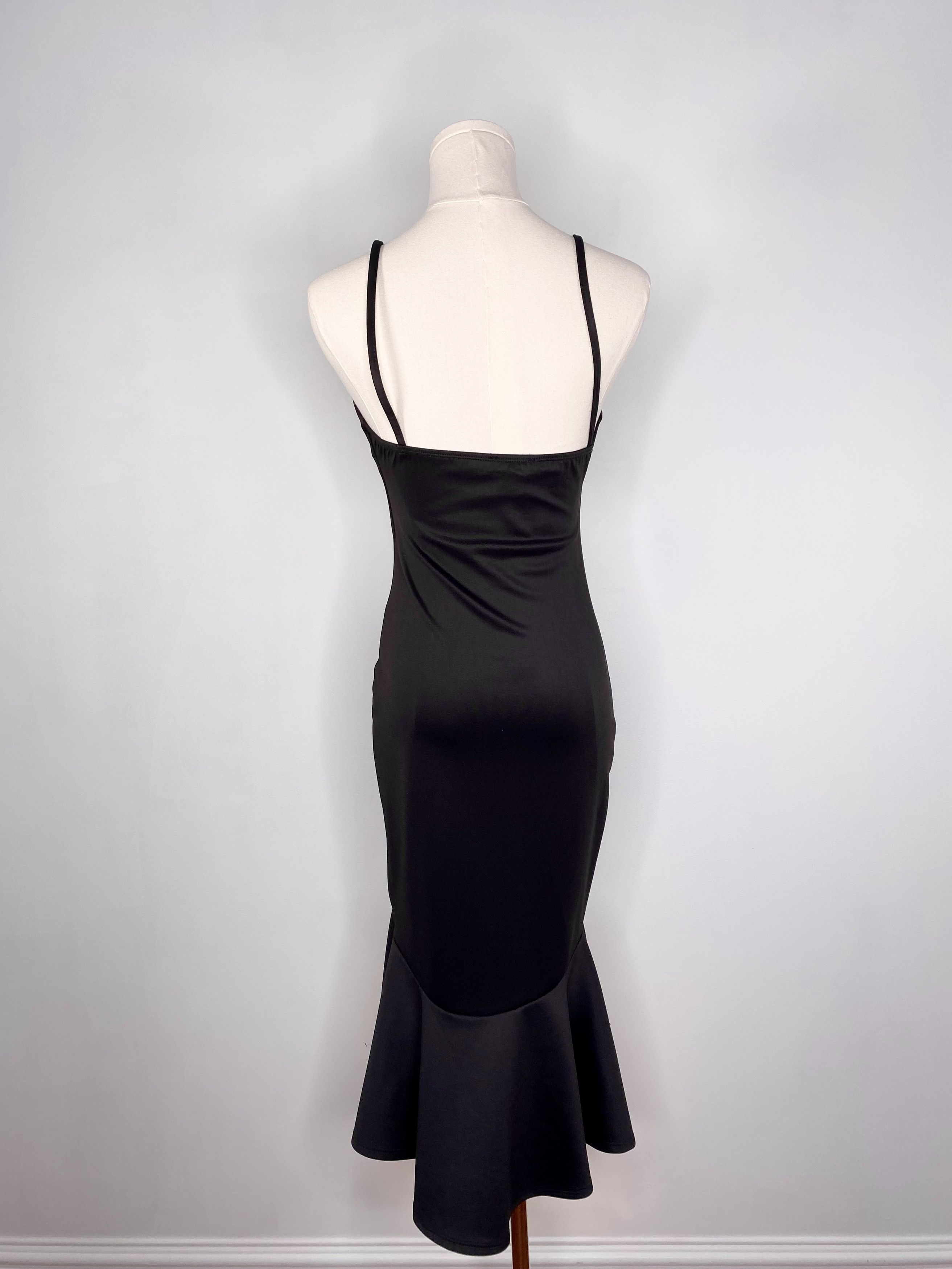 Vintage Another Story - Black Mermaid Dress Size M / US 6-8 / IT 42-44 - 6 Thumbnail