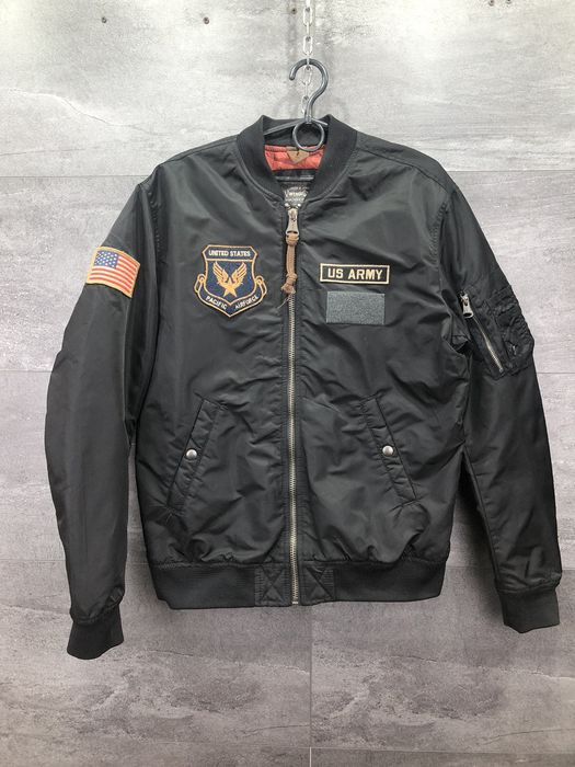 Vintage Vintage 90s MA-1 Bomber US ARMY Military Archive Jacket