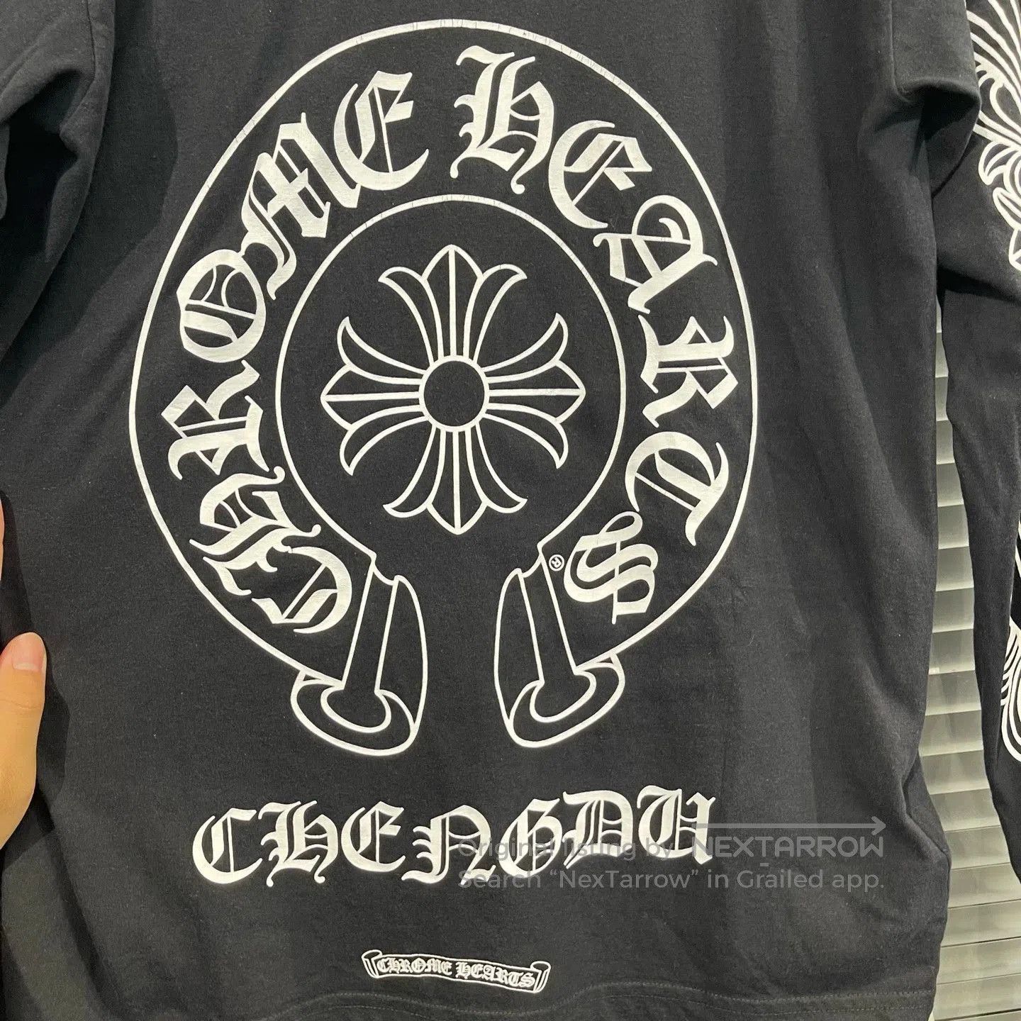 Chrome Hearts Black Long Sleeve Graphic Print Shirt. Size US M / EU 48-50 / 2 - 6 Thumbnail
