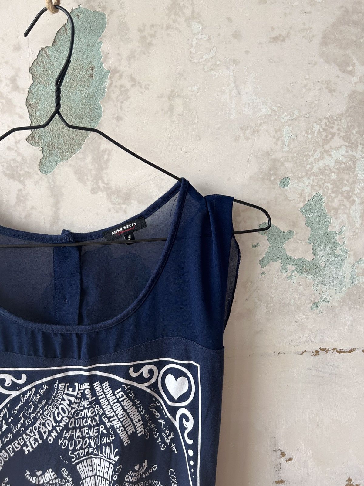 Miss Sixty MISS SIXTY VINTAGE TANK TOP Size S / US 4 / IT 40 - 3 Thumbnail