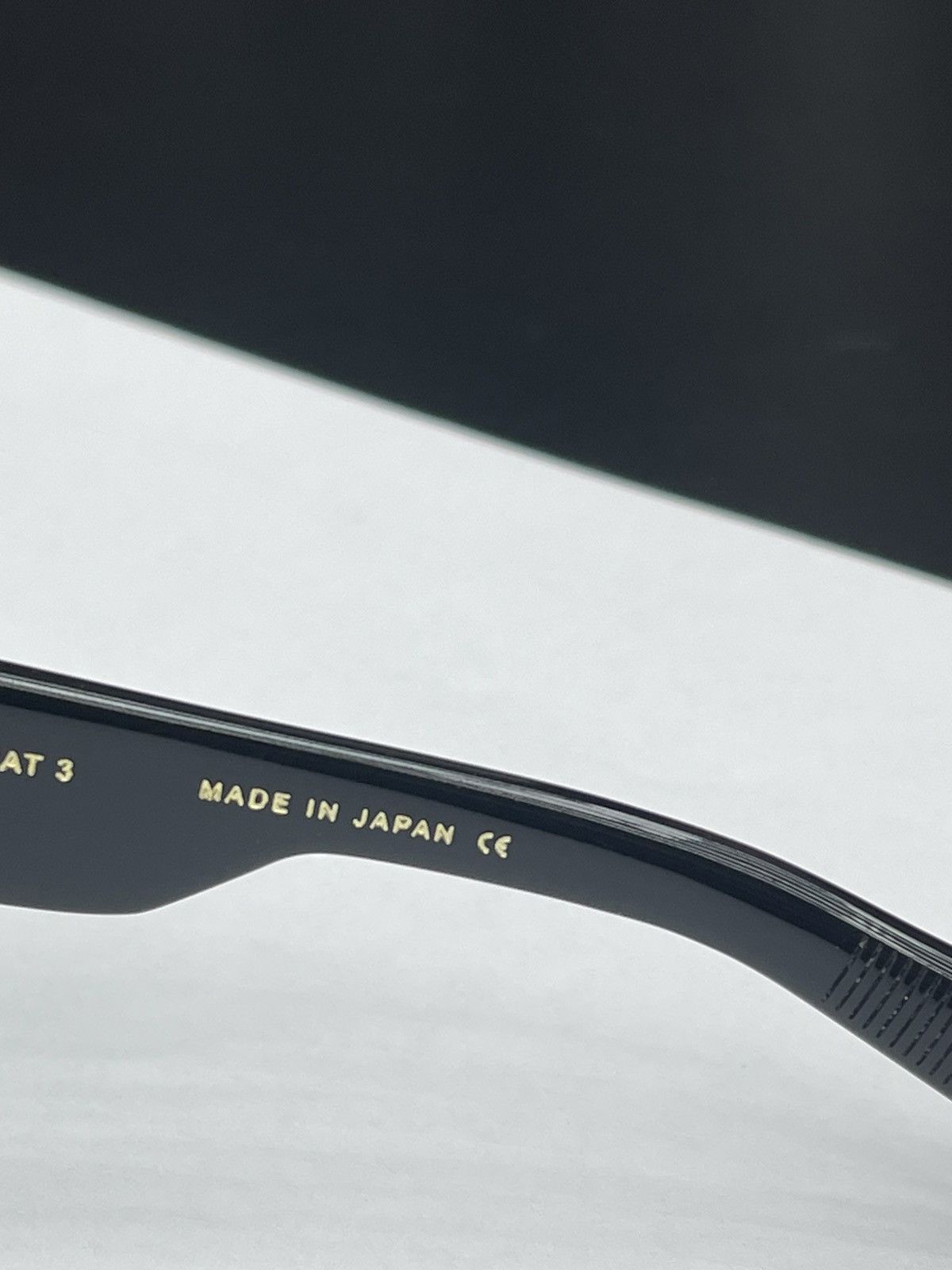 Balmain Balmain B-IV Black Square Unisex Sunglasses Black & Gold Size ONE SIZE - 5 Thumbnail